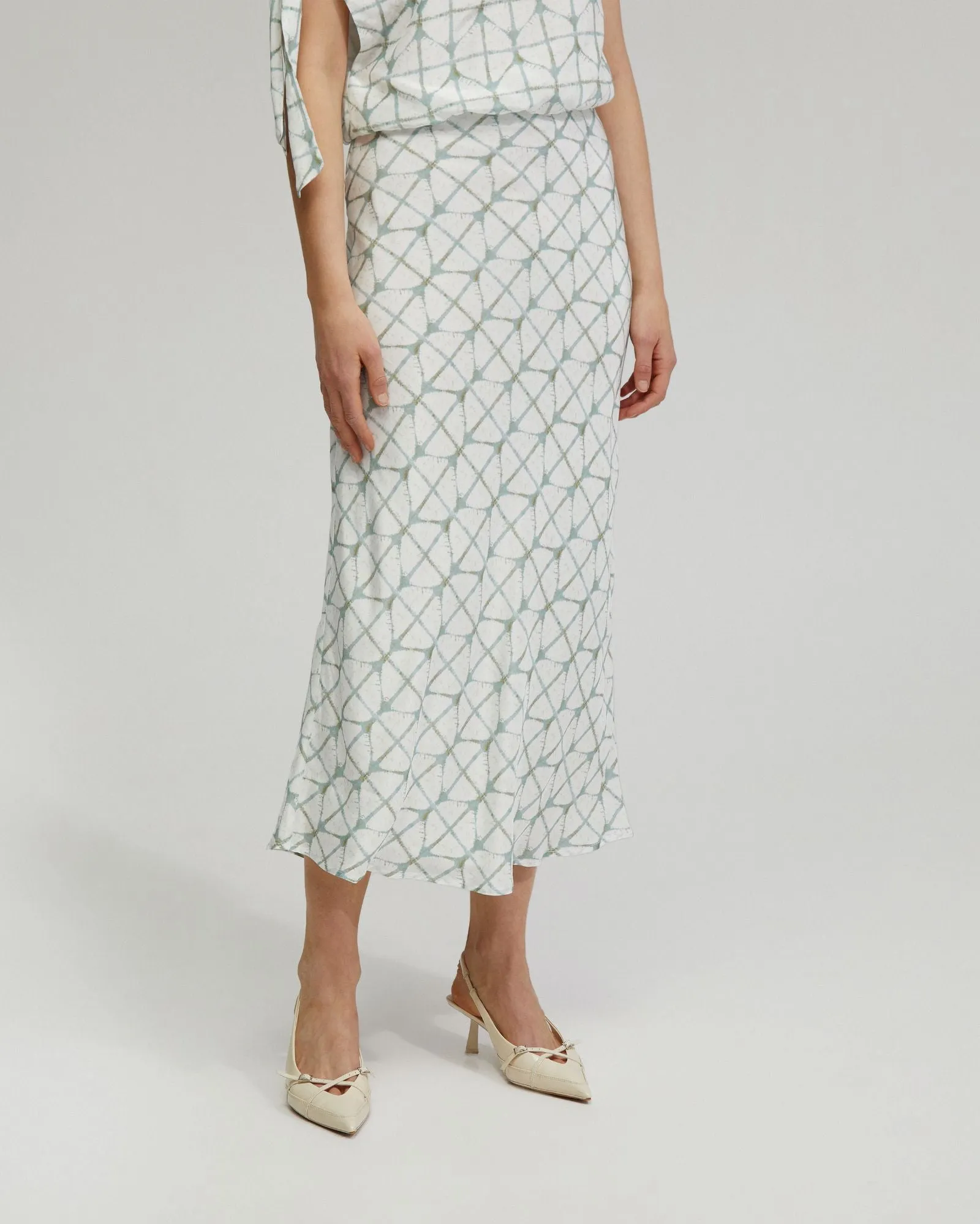 Lucinda Printed Slip Skirt sold by Oxford Shop product image thumbnail 4