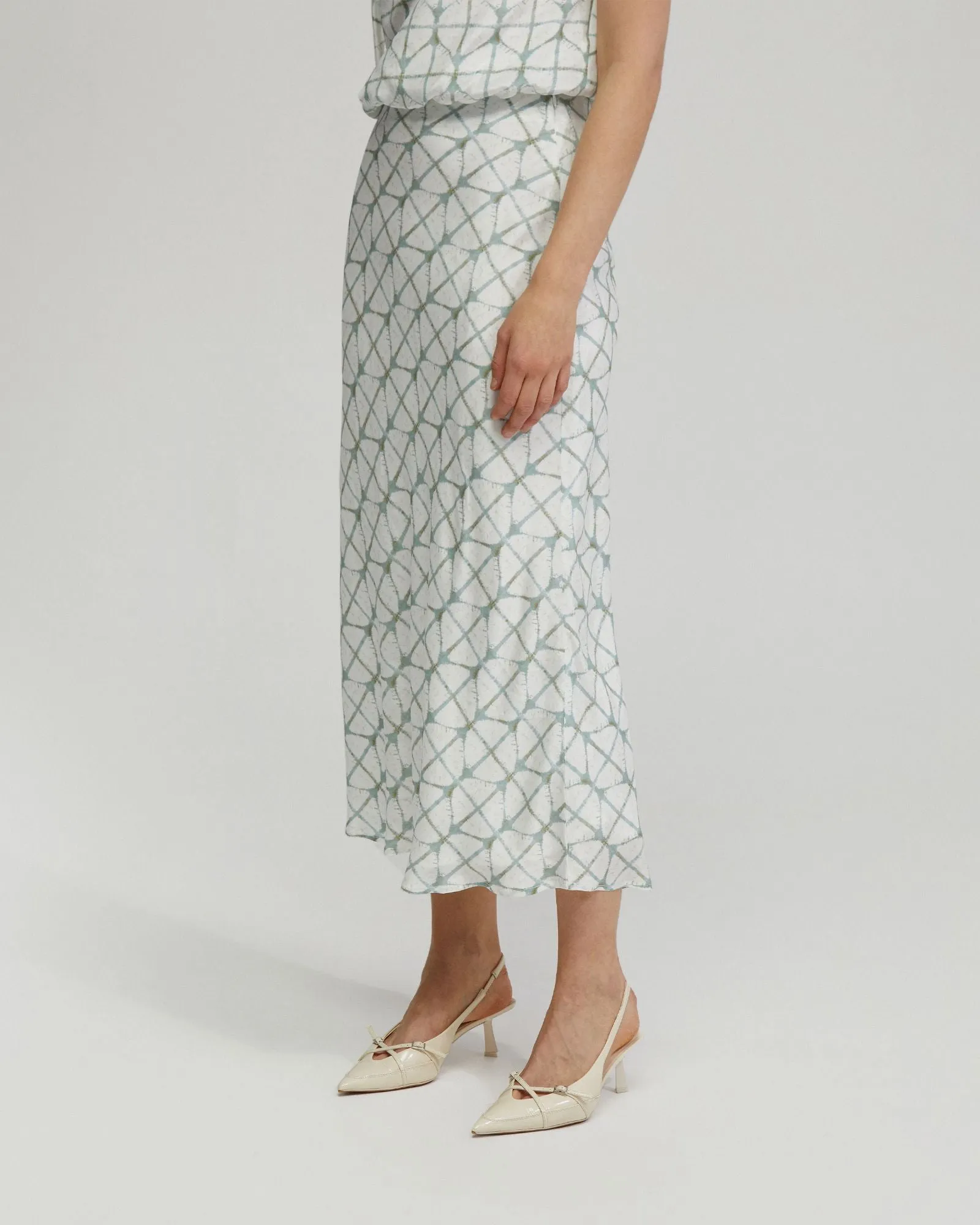 Lucinda Printed Slip Skirt sold by Oxford Shop product image thumbnail 2