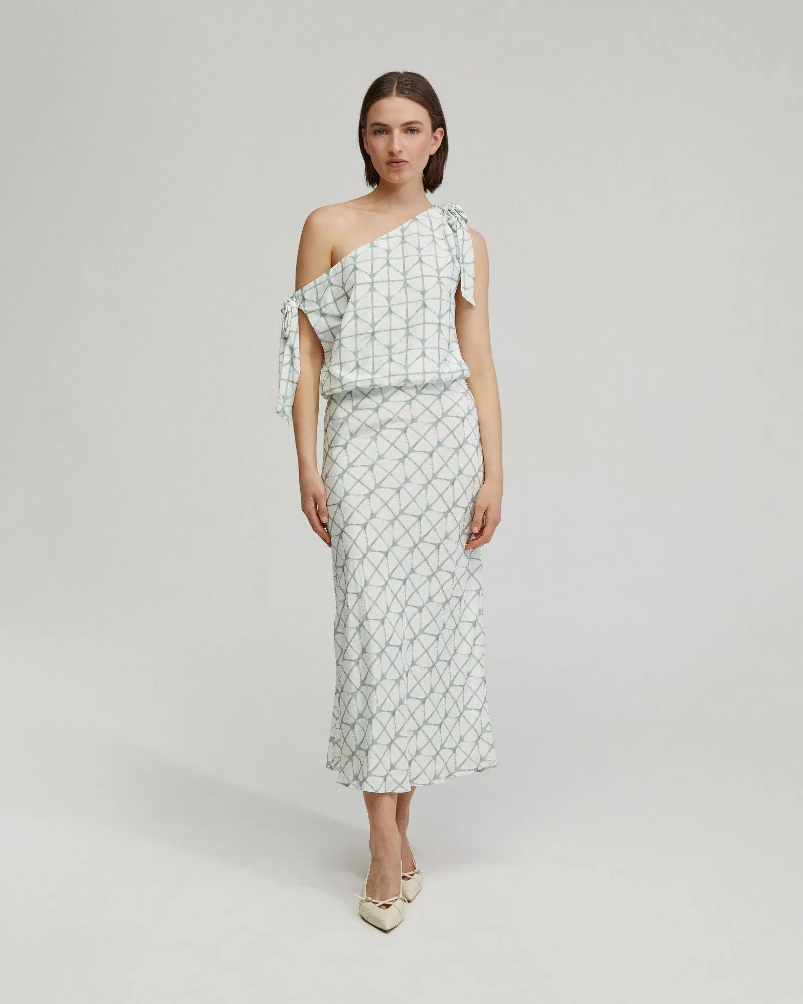 Lucinda Printed Slip Skirt sold by Oxford Shop product image thumbnail 5
