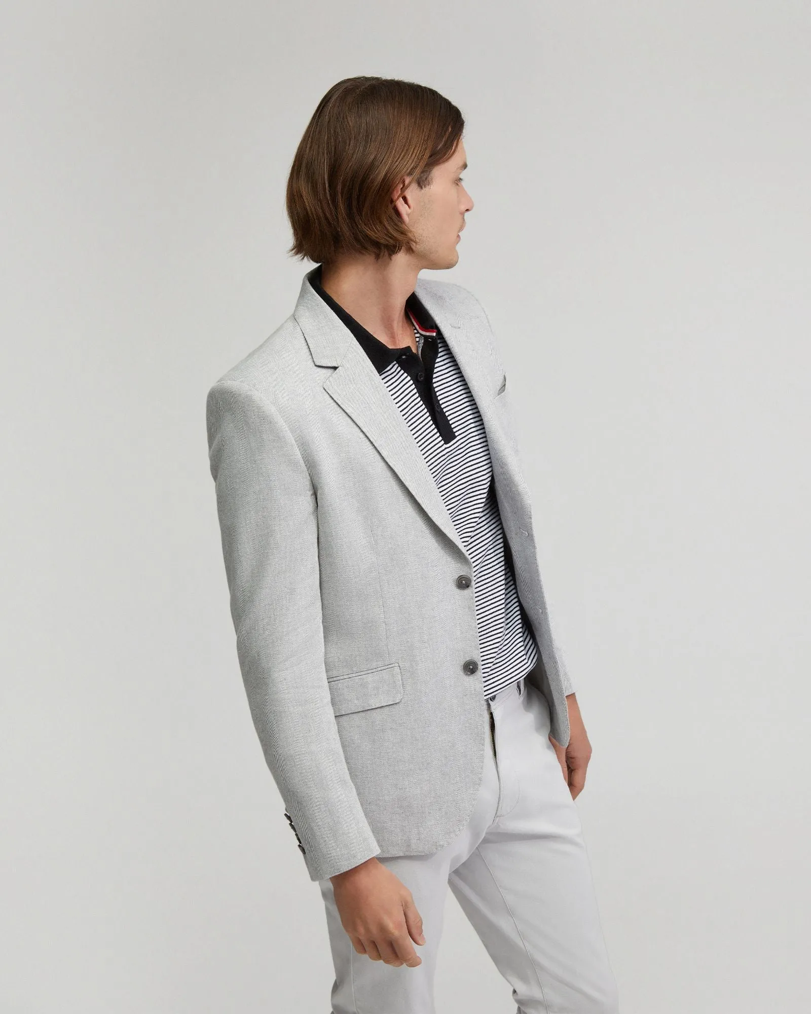 Blake Linen Blend Blazer sold by Oxford Shop product image thumbnail 2