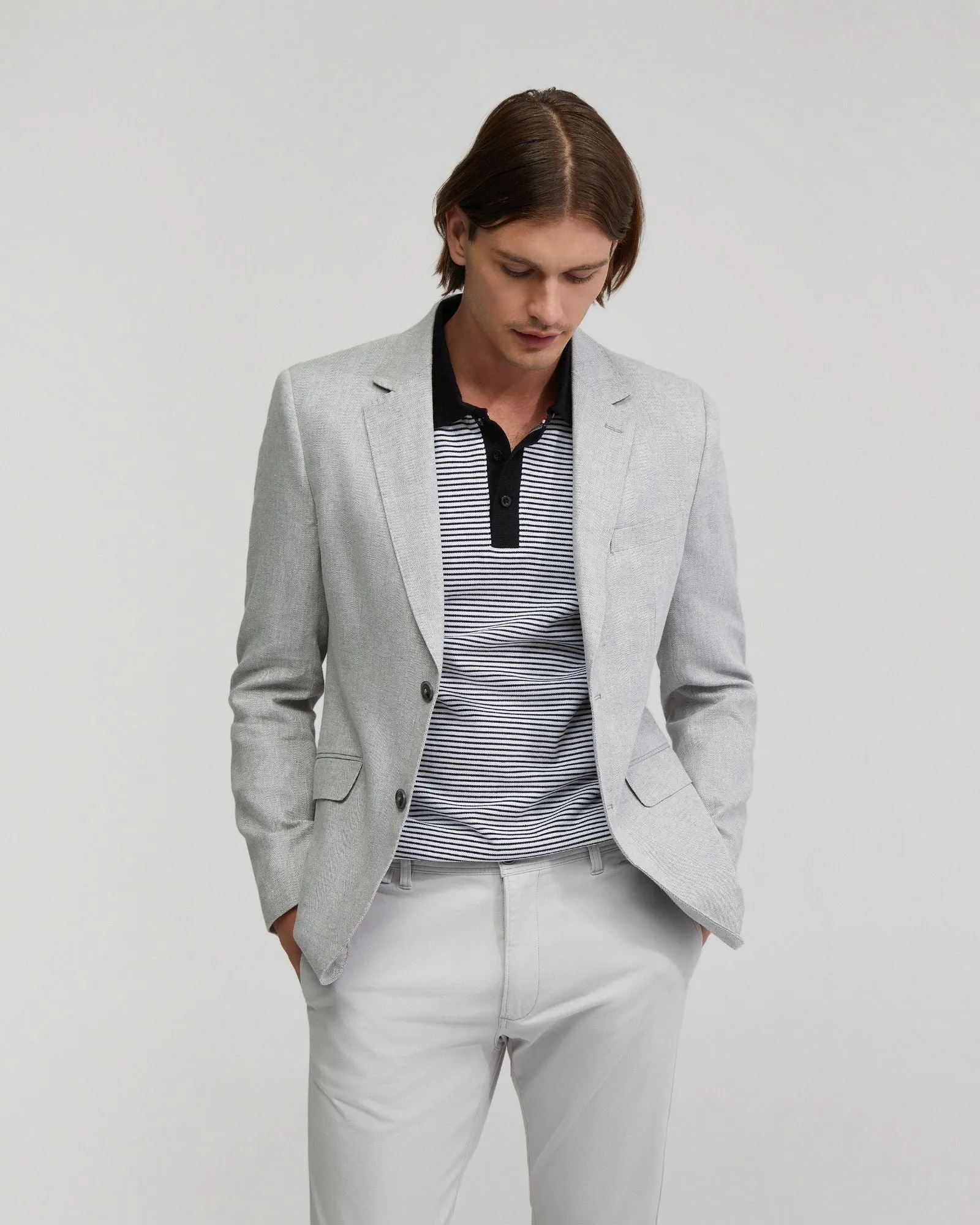 Blake Linen Blend Blazer sold by Oxford Shop product image thumbnail 4
