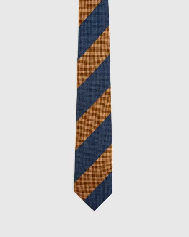 Wide Bold Stripe Tie sold by Oxford Shop