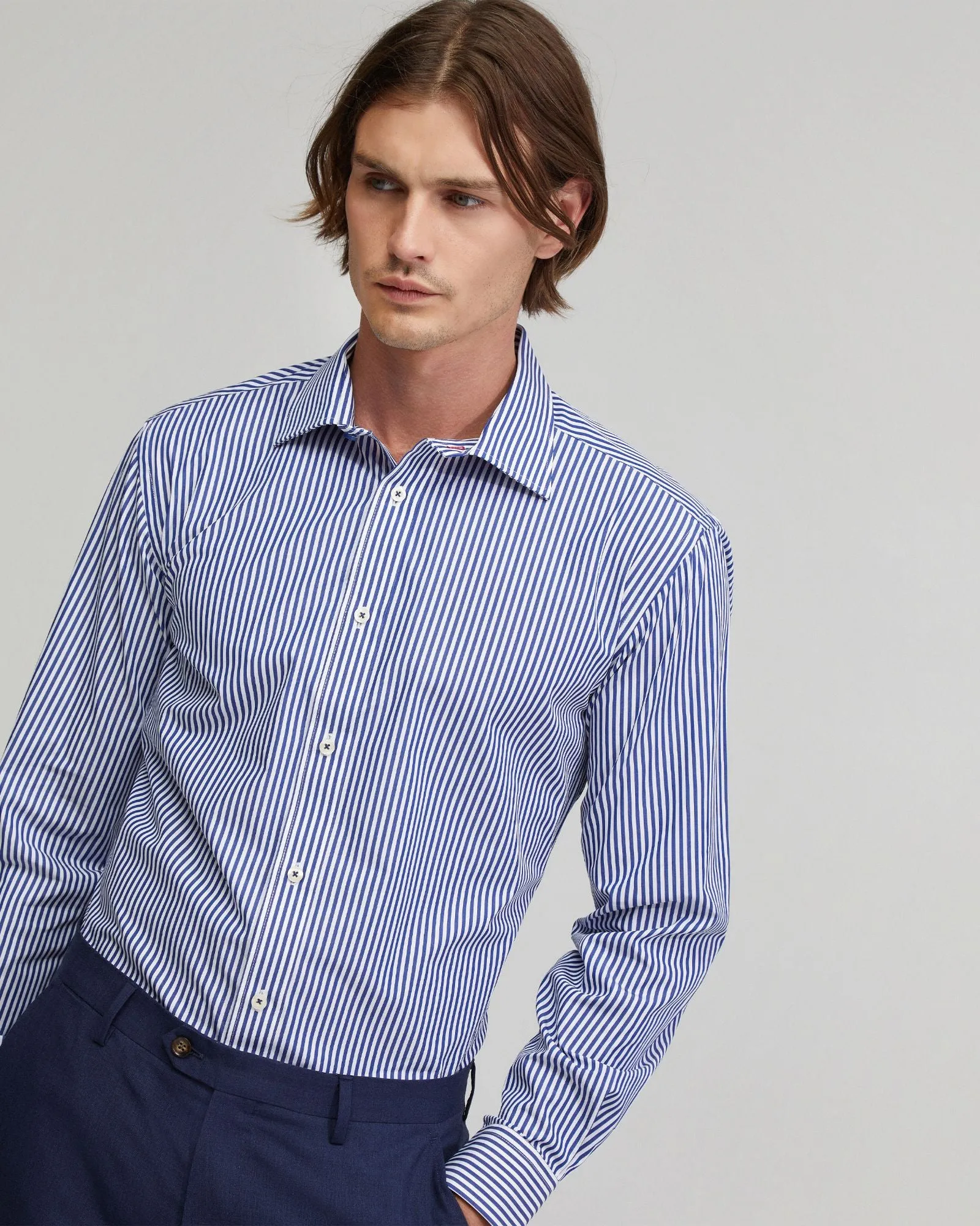 Islington Cotton Striped Shirt sold by Oxford Shop product image thumbnail 4