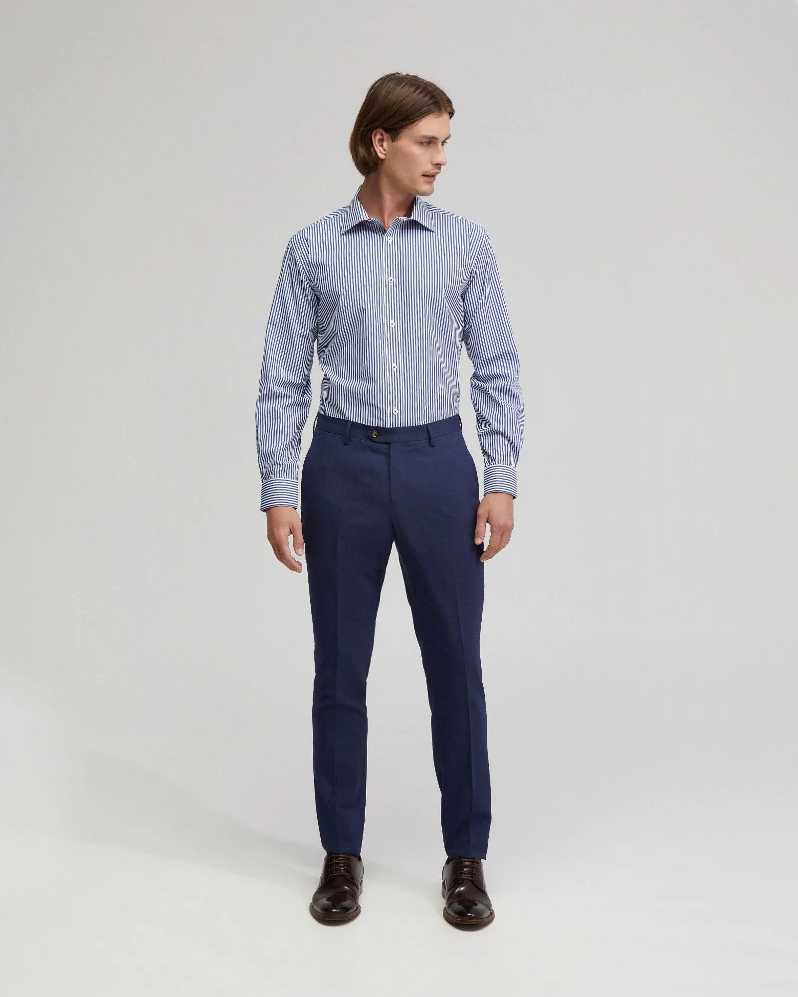 Islington Cotton Striped Shirt sold by Oxford Shop product image thumbnail 5