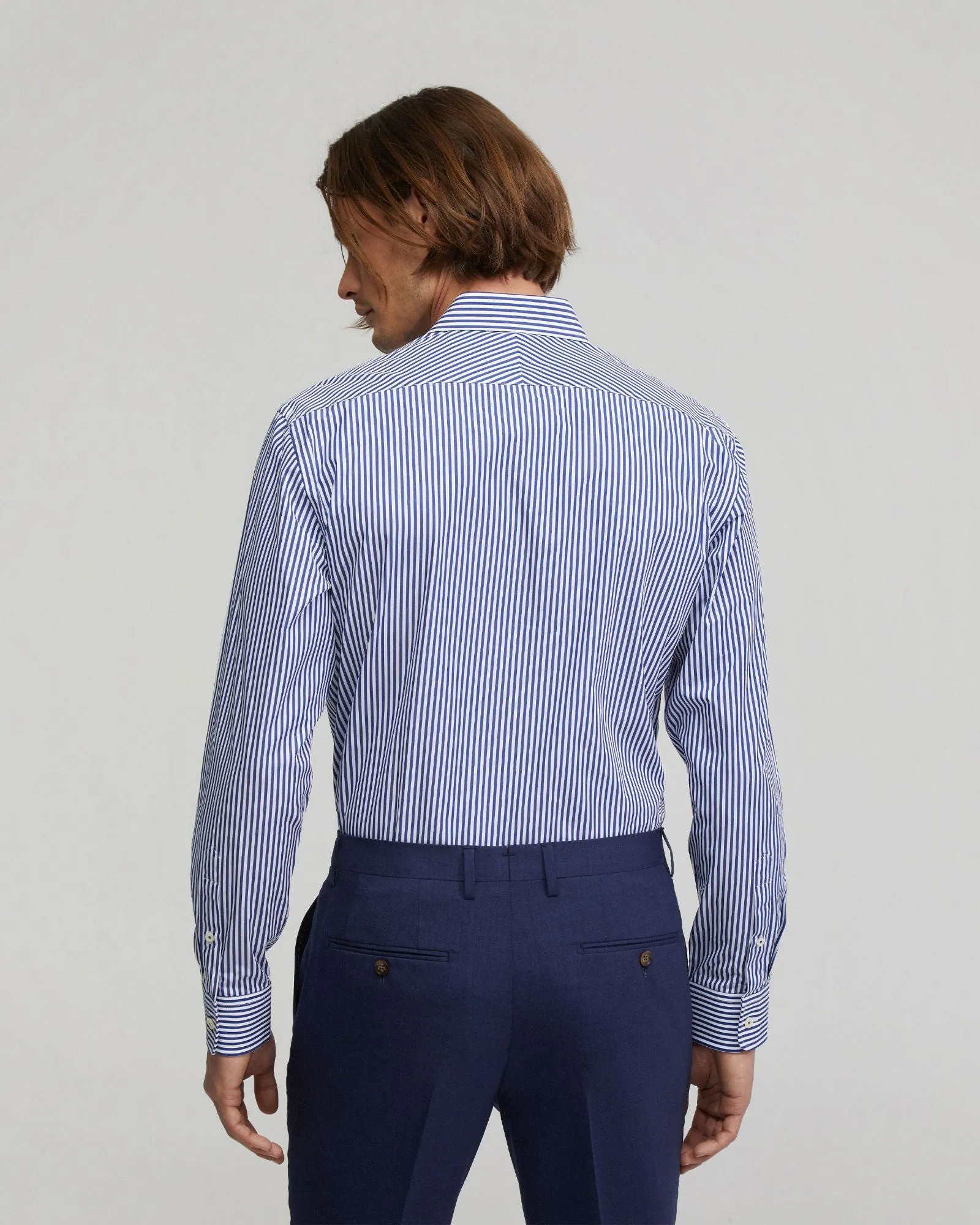 Islington Cotton Striped Shirt sold by Oxford Shop product image thumbnail 3