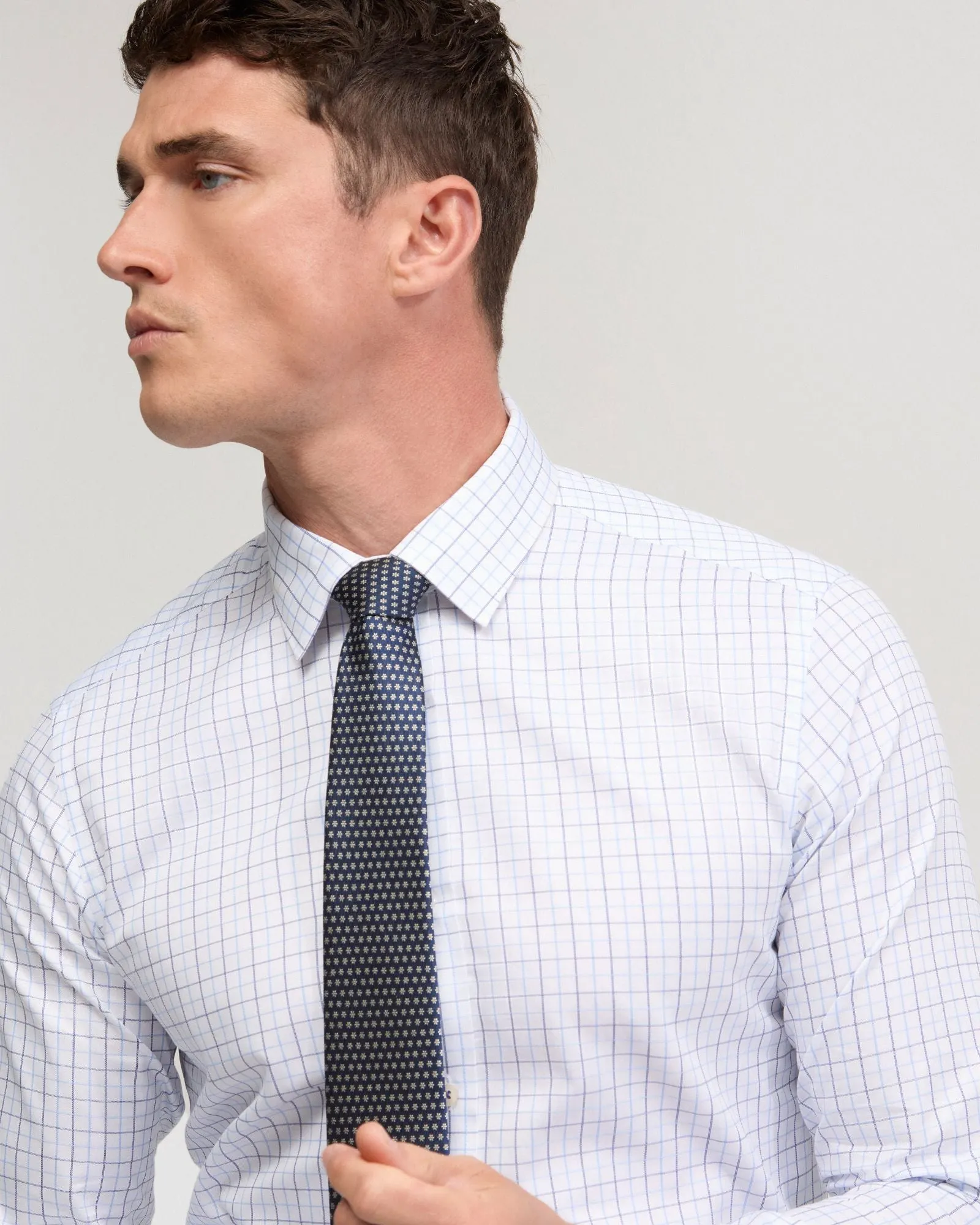 Beckton Cotton Checked Shirt sold by Oxford Shop product image thumbnail 4