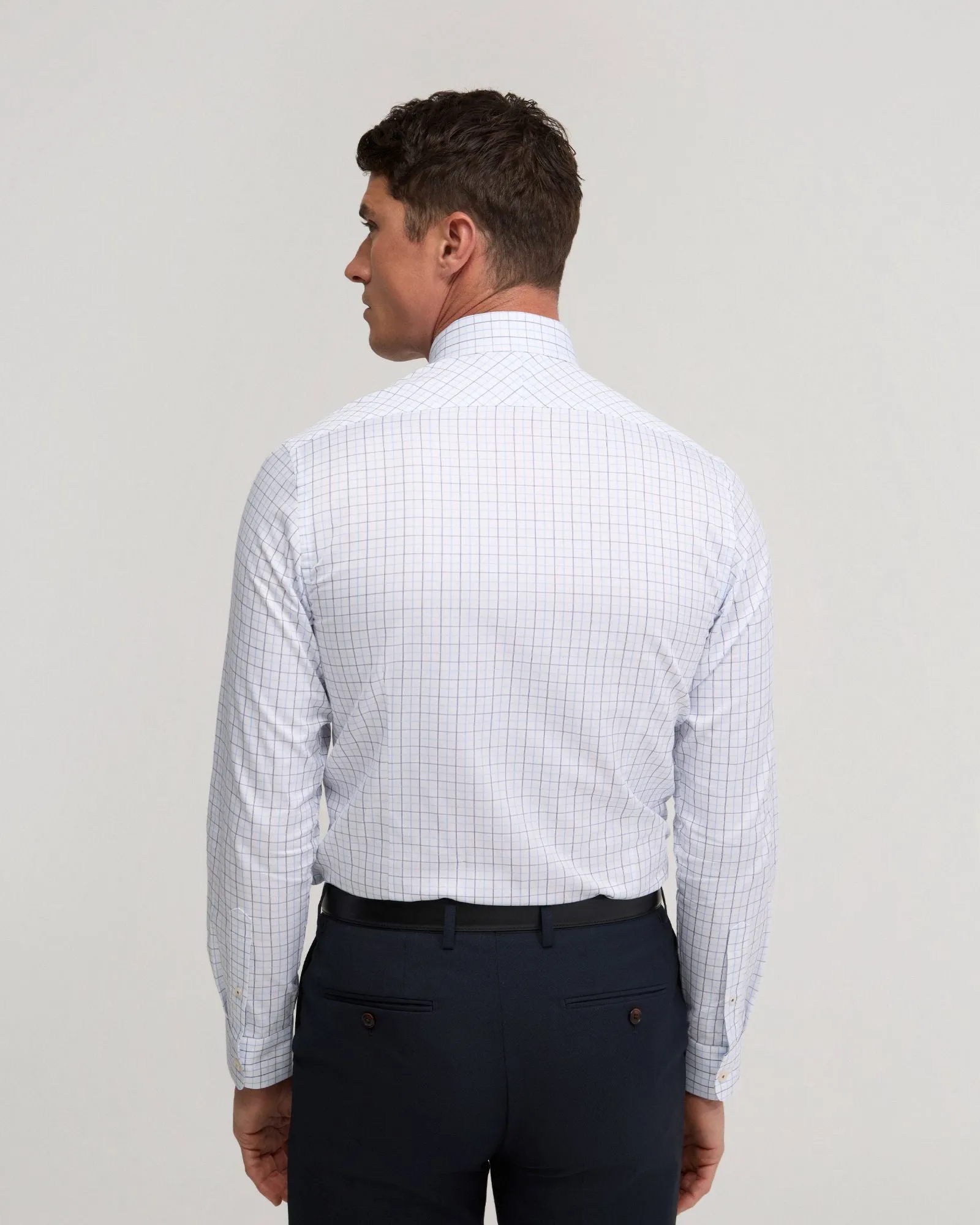 Beckton Cotton Checked Shirt sold by Oxford Shop product image thumbnail 3