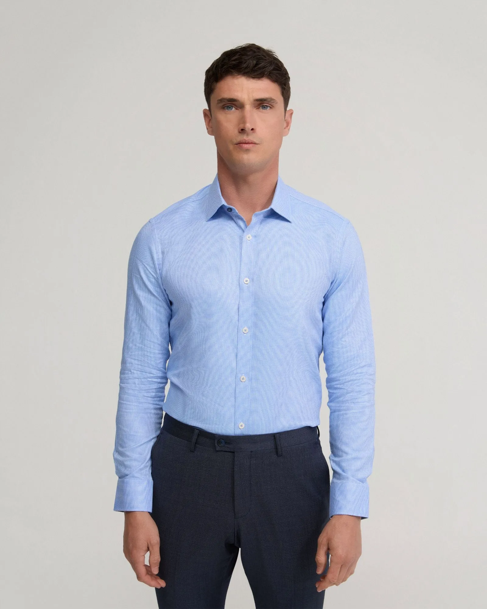 Beckton Cotton Dobby Shirt sold by Oxford Shop product image thumbnail 5