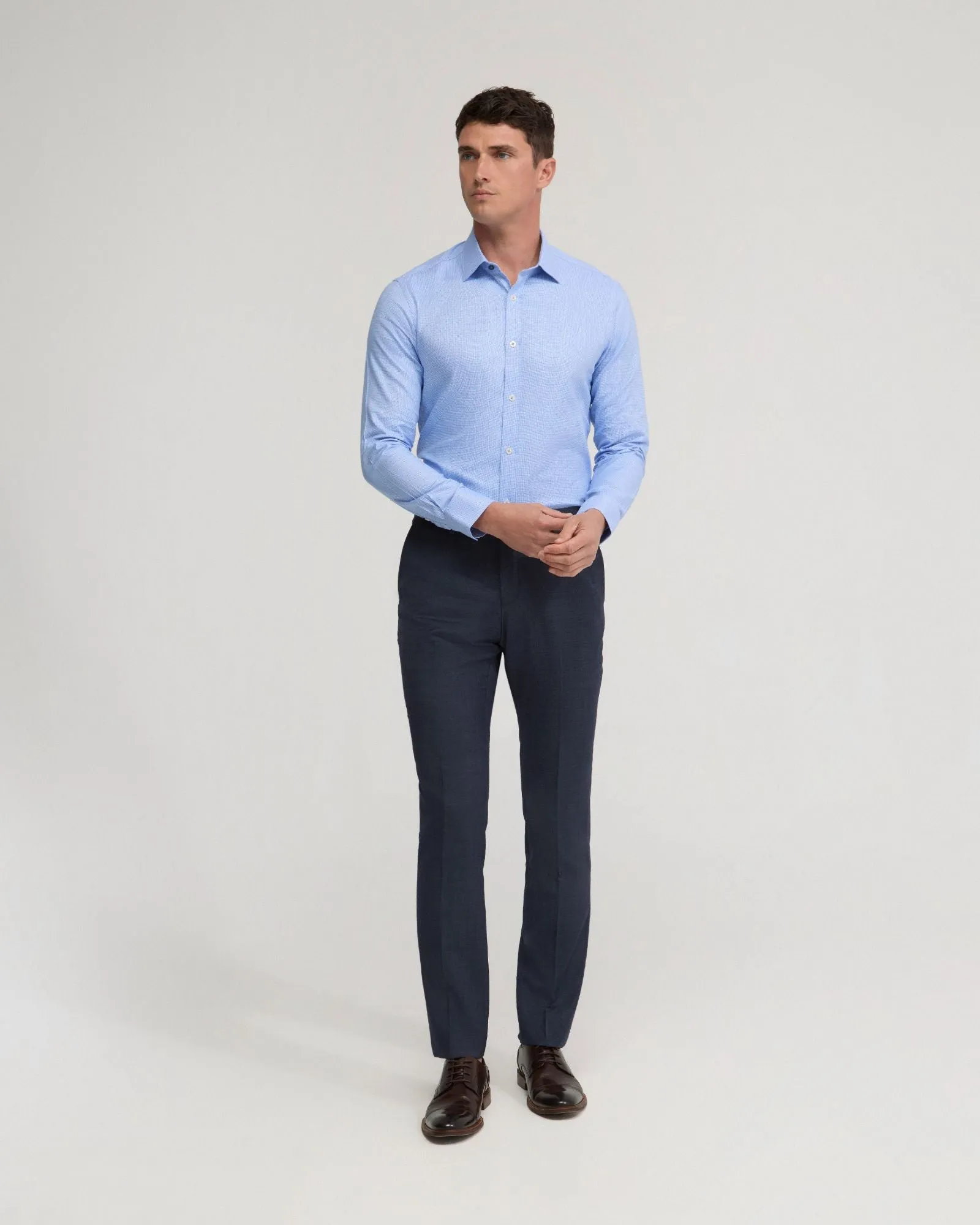 Beckton Cotton Dobby Shirt sold by Oxford Shop