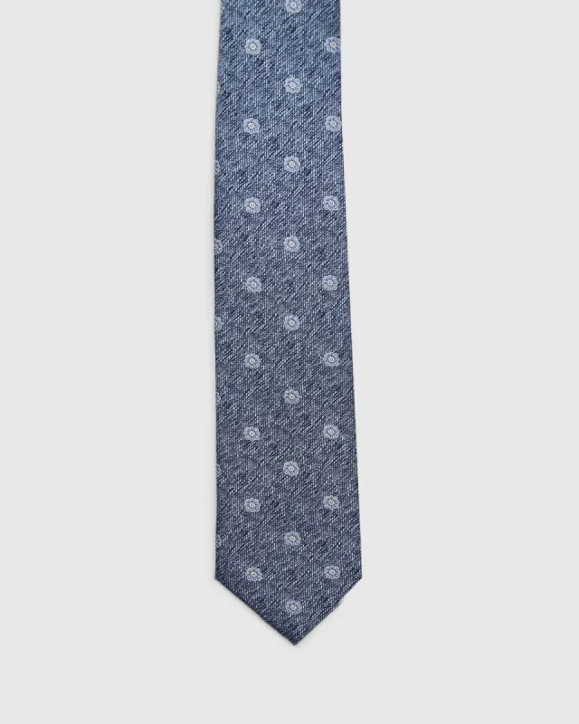 Silk Slub Flower Tie sold by Oxford Shop