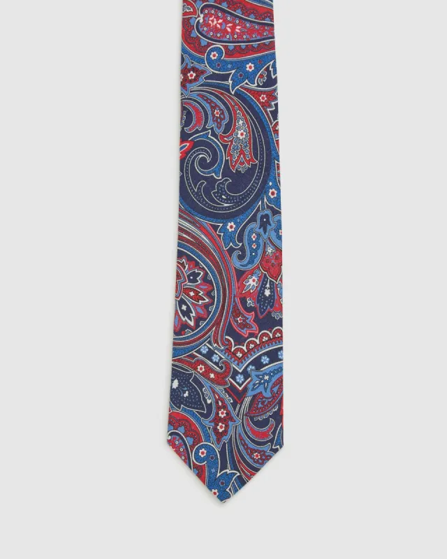 Linen Paisley Tie sold by Oxford Shop