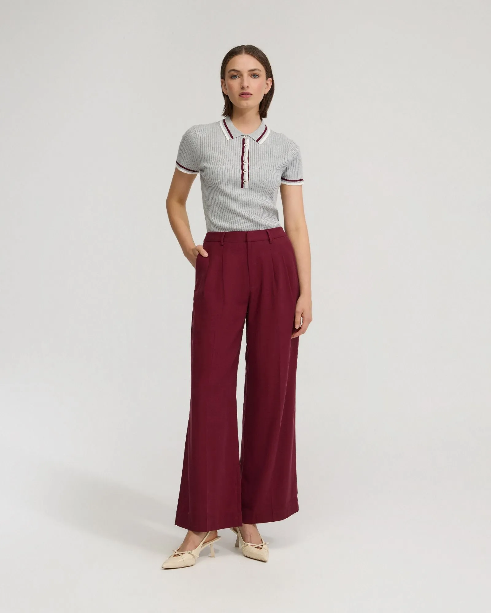 Sonia Pleat Front Pants sold by Oxford Shop product image thumbnail 5