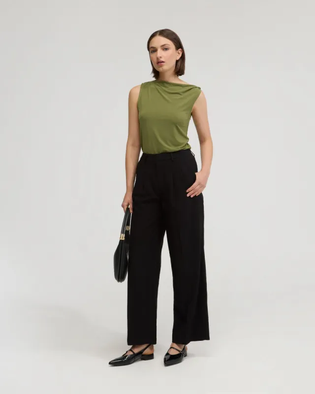 Nova Twist Shoulder Top sold by Oxford Shop