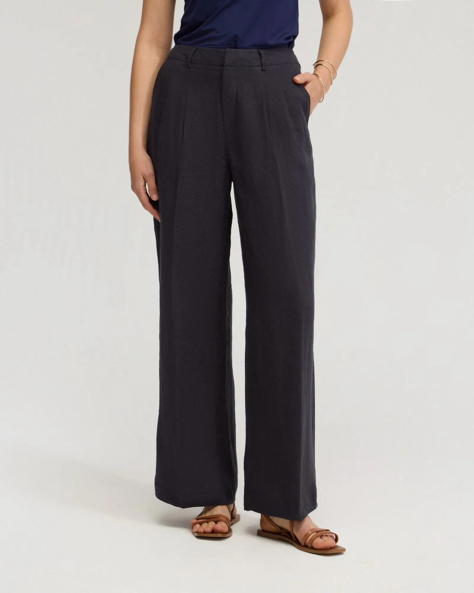 Sonia Linen Pants sold by Oxford Shop