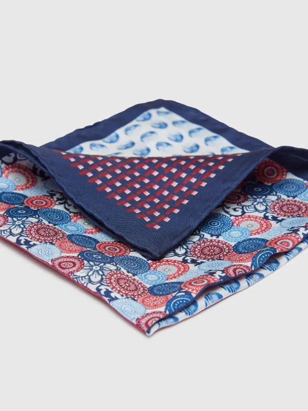 Pocket Square Printed Multi sold by Oxford Shop