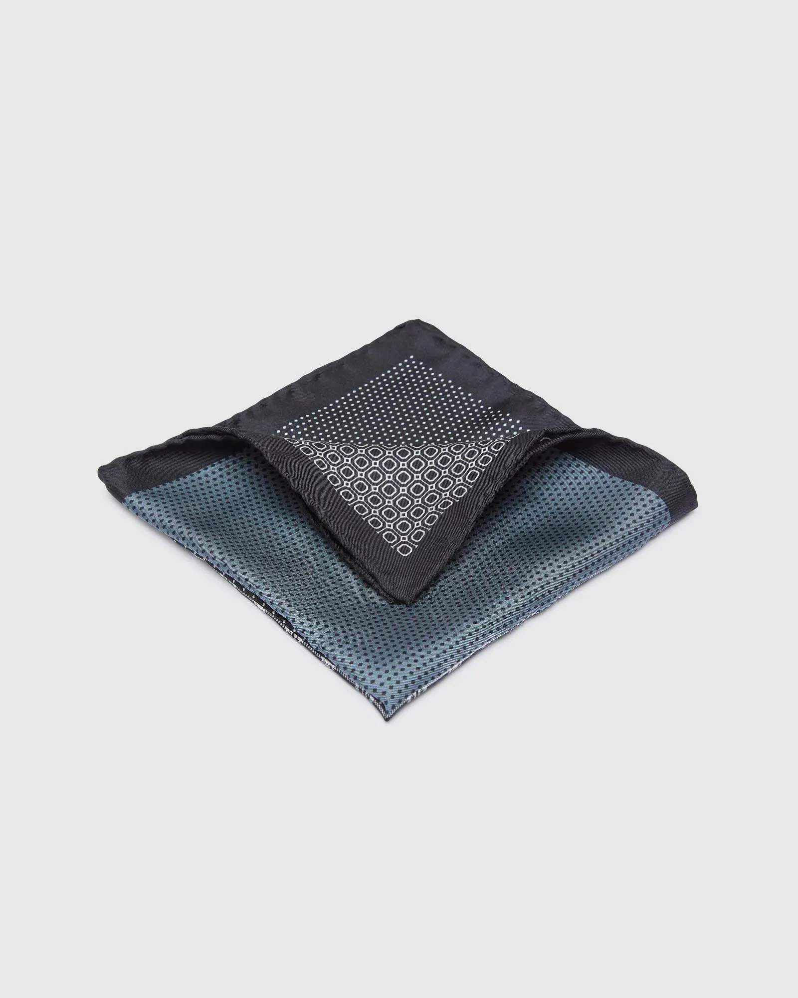 Pocket Square Printed Silk Multi sold by Oxford Shop product image thumbnail 3