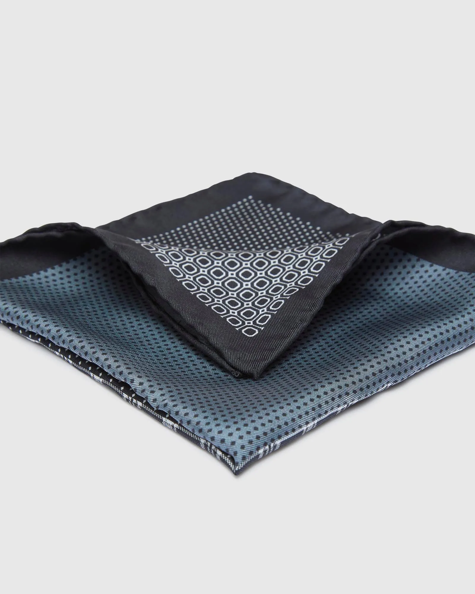 Pocket Square Printed Silk Multi sold by Oxford Shop product image thumbnail 2