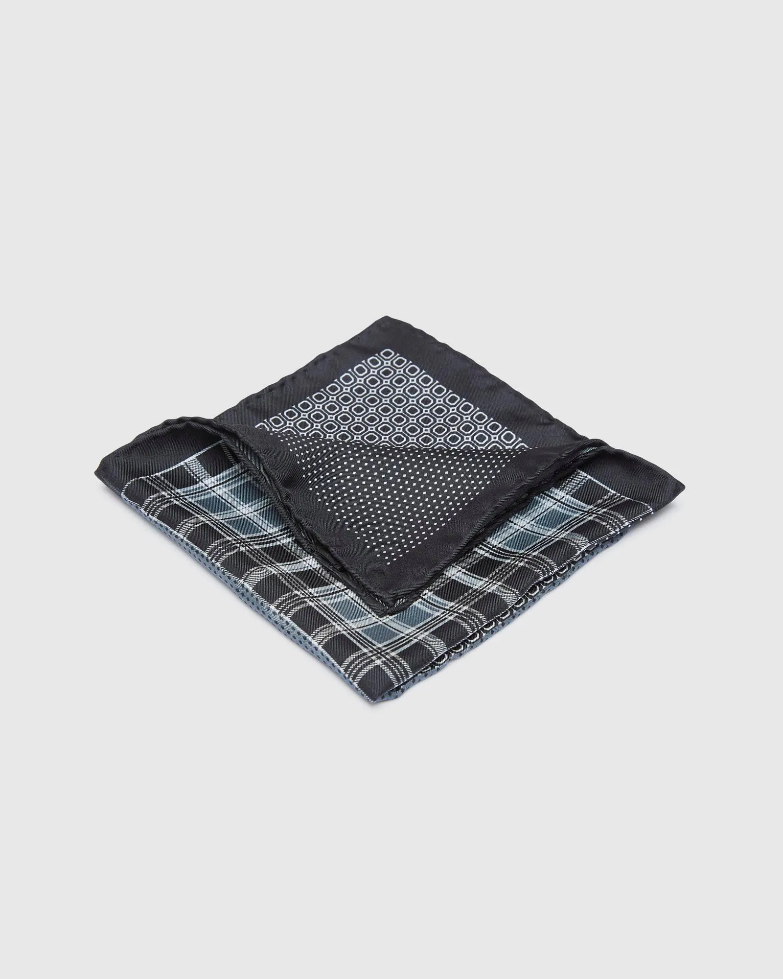 Pocket Square Printed Silk Multi sold by Oxford Shop