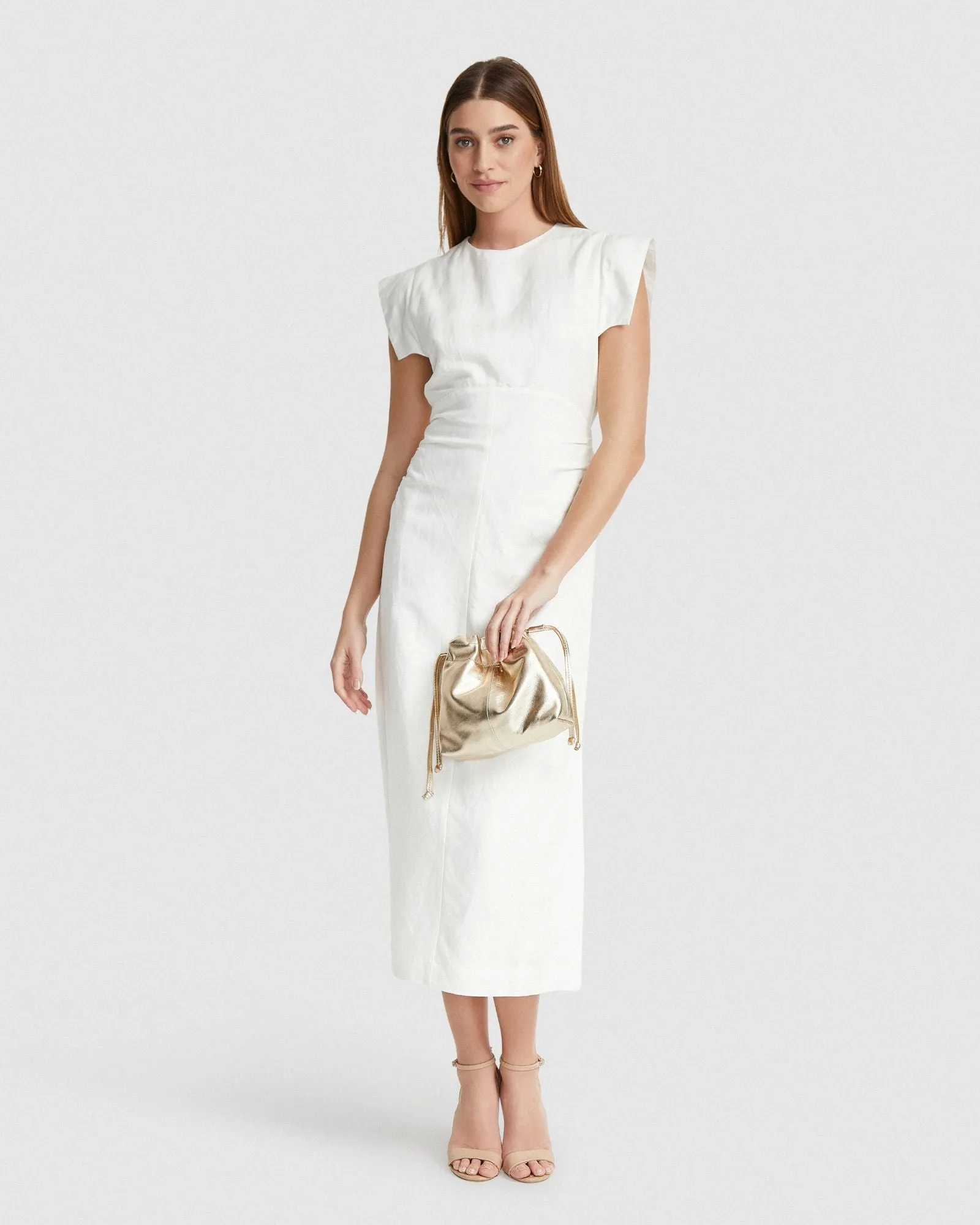 Lara Linen Blend Dress sold by Oxford Shop