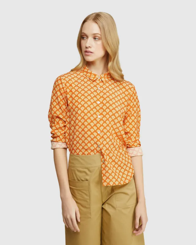 Poppy Printed Shirt sold by Oxford Shop