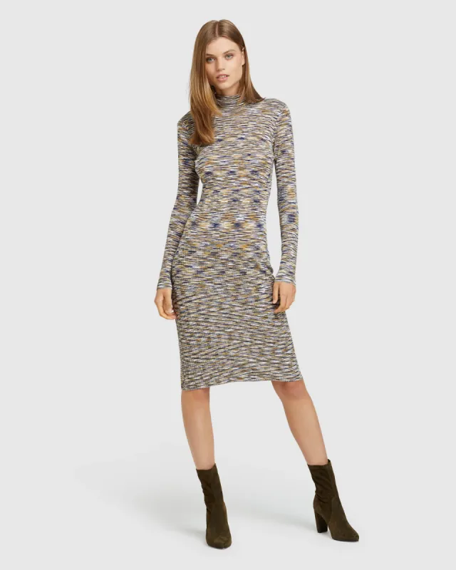 Penny Knitted Turtle Neck Dress sold by Oxford Shop