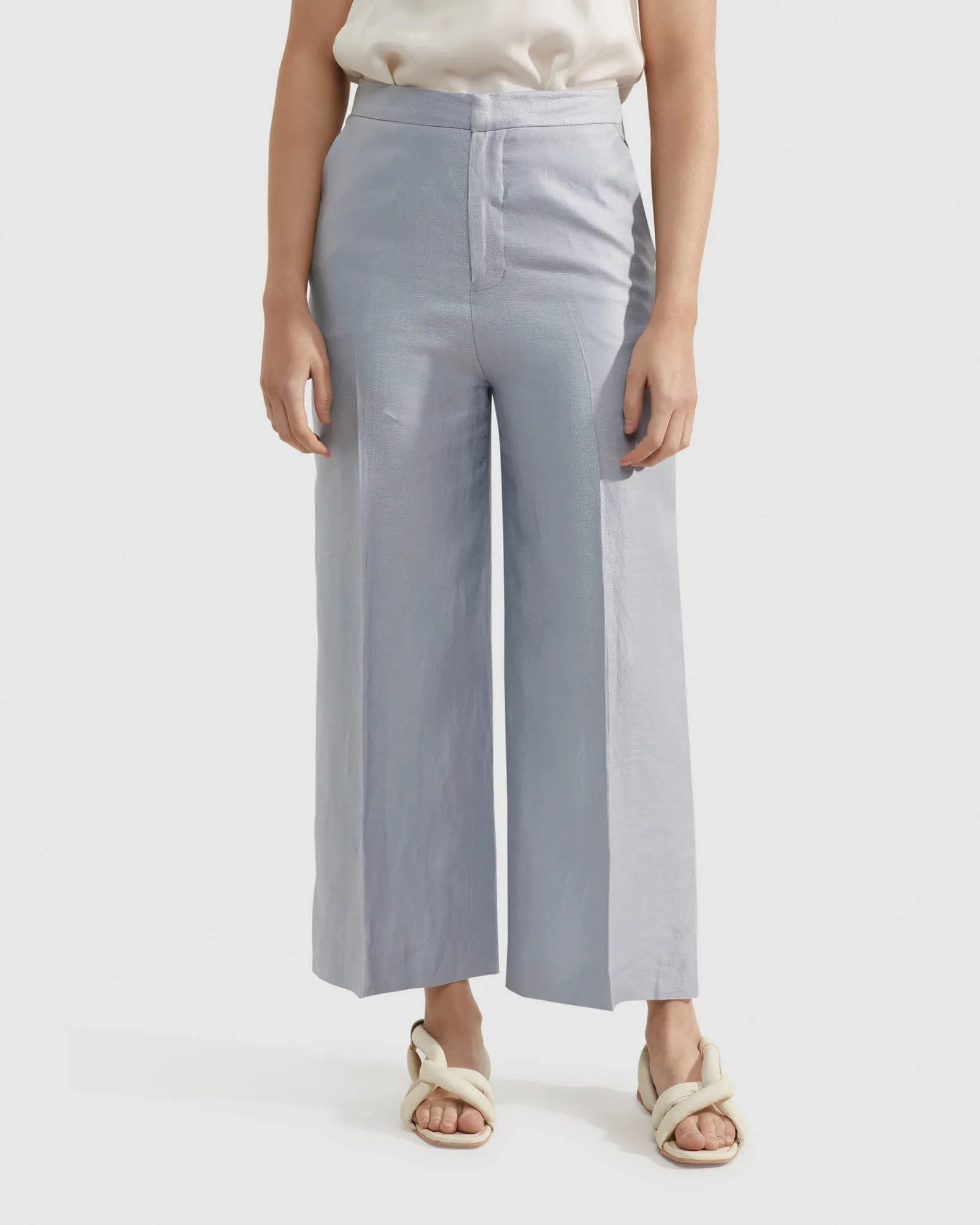 Ela Linen Twill Pants sold by Oxford Shop