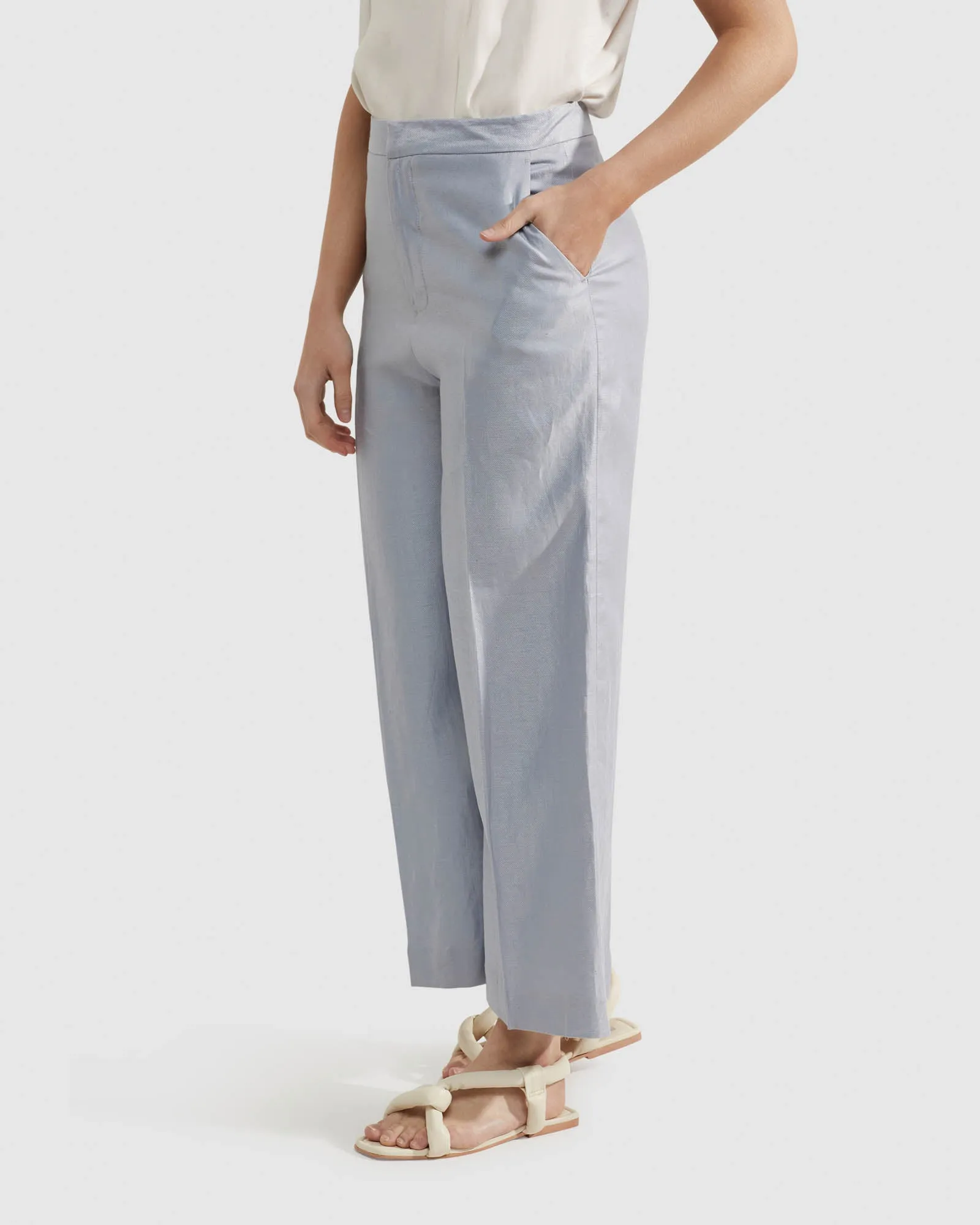 Ela Linen Twill Pants sold by Oxford Shop product image thumbnail 2