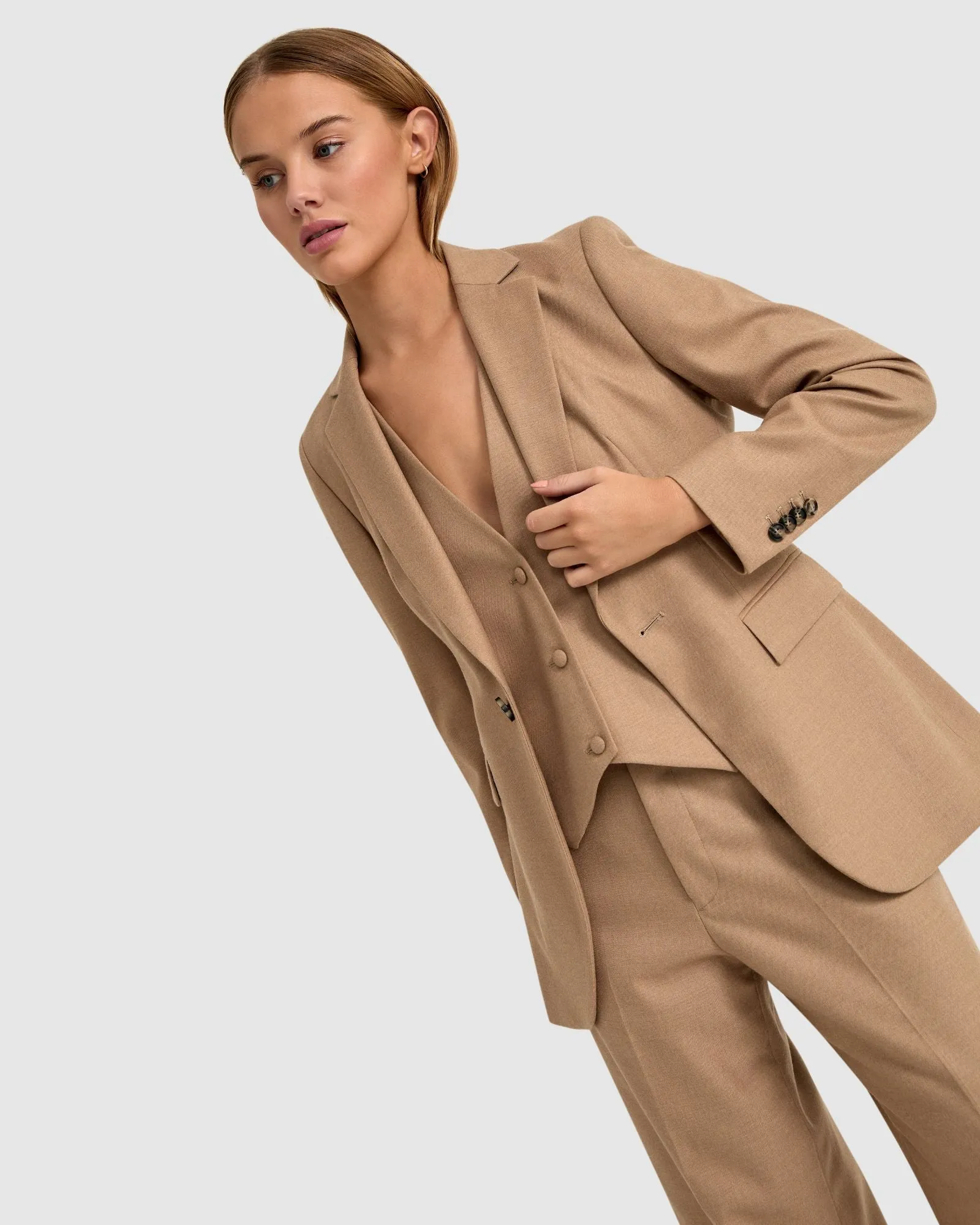 Ebony Eco Suit Jacket sold by Oxford Shop product image thumbnail 4