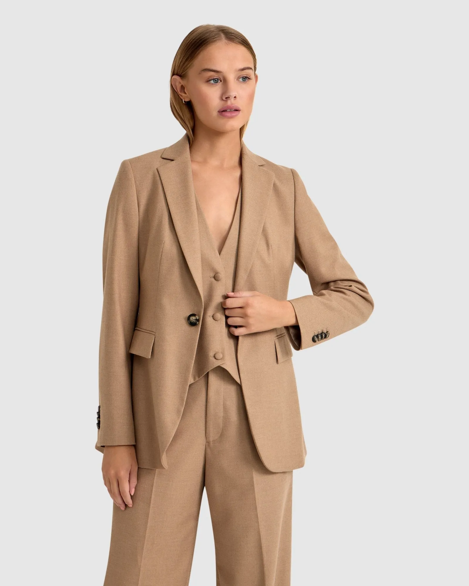 Ebony Eco Suit Jacket sold by Oxford Shop product image thumbnail 5