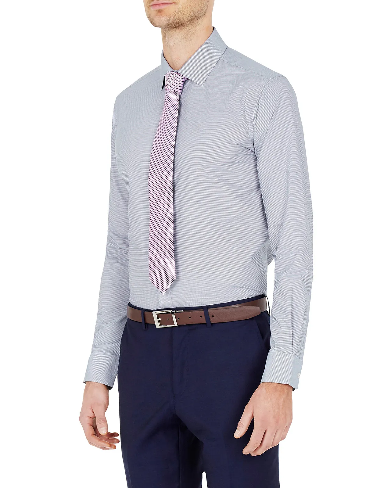 Horizontal Stripe Shirt sold by Oxford Shop product image thumbnail 4