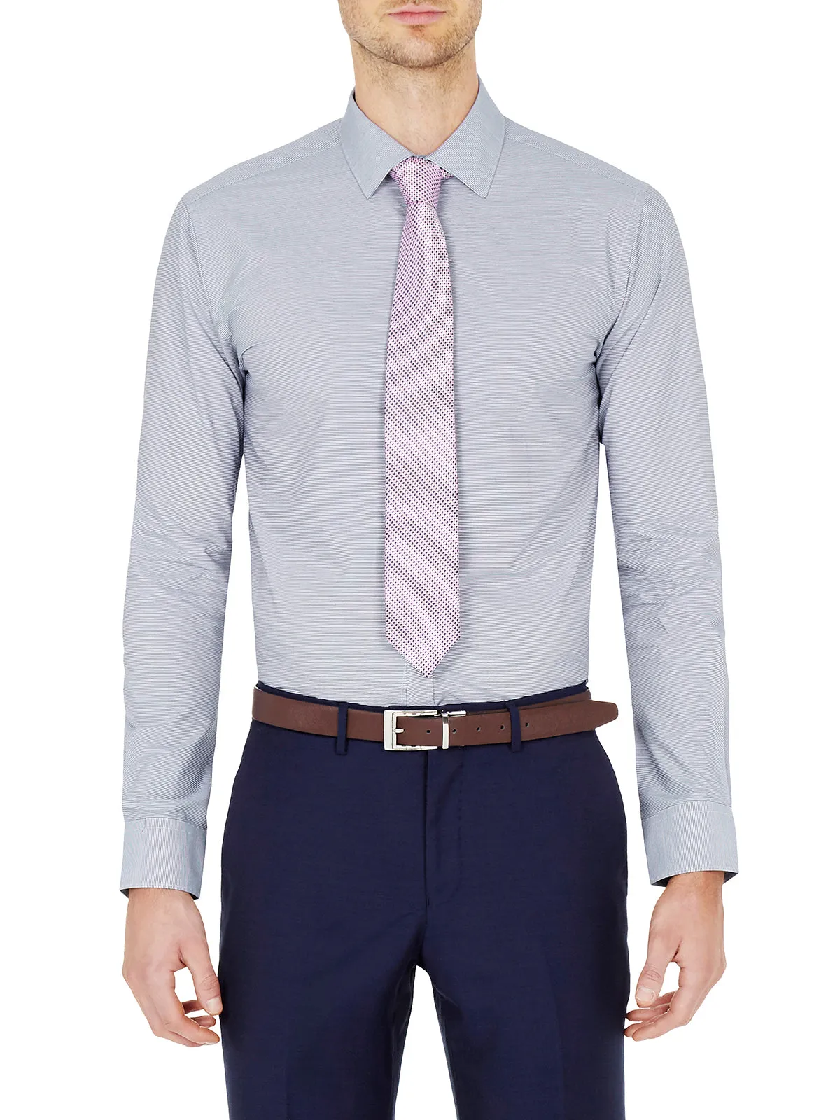 Horizontal Stripe Shirt sold by Oxford Shop product image thumbnail 3