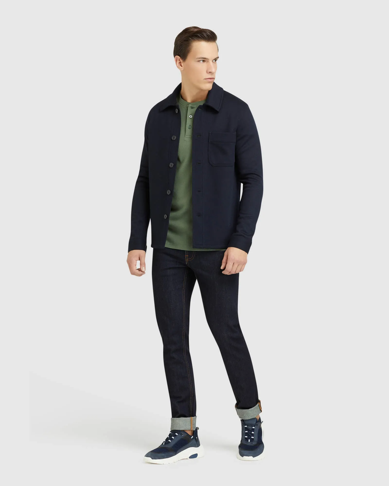 George Knitted Overshirt sold by Oxford Shop product image thumbnail 5