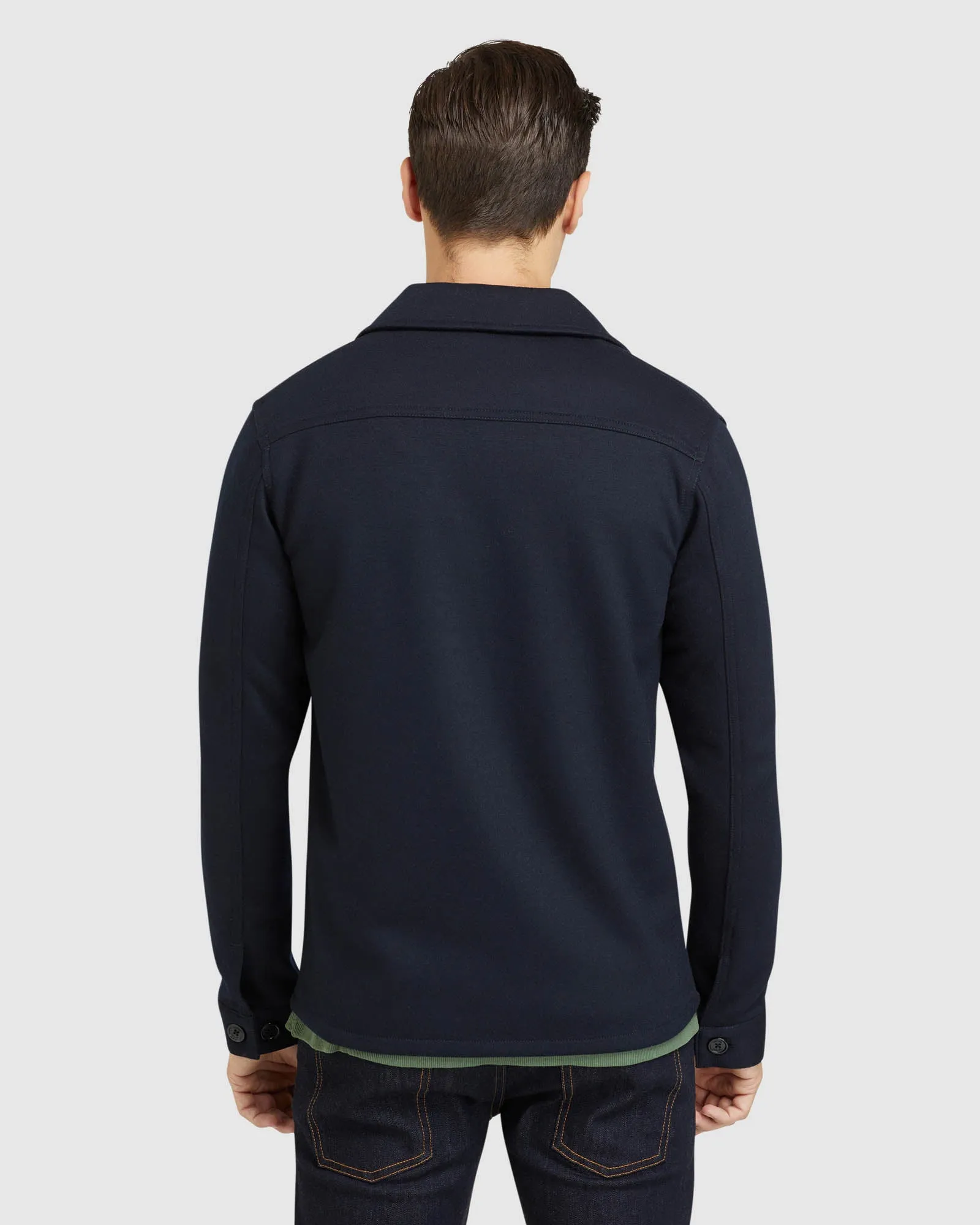George Knitted Overshirt sold by Oxford Shop product image thumbnail 3