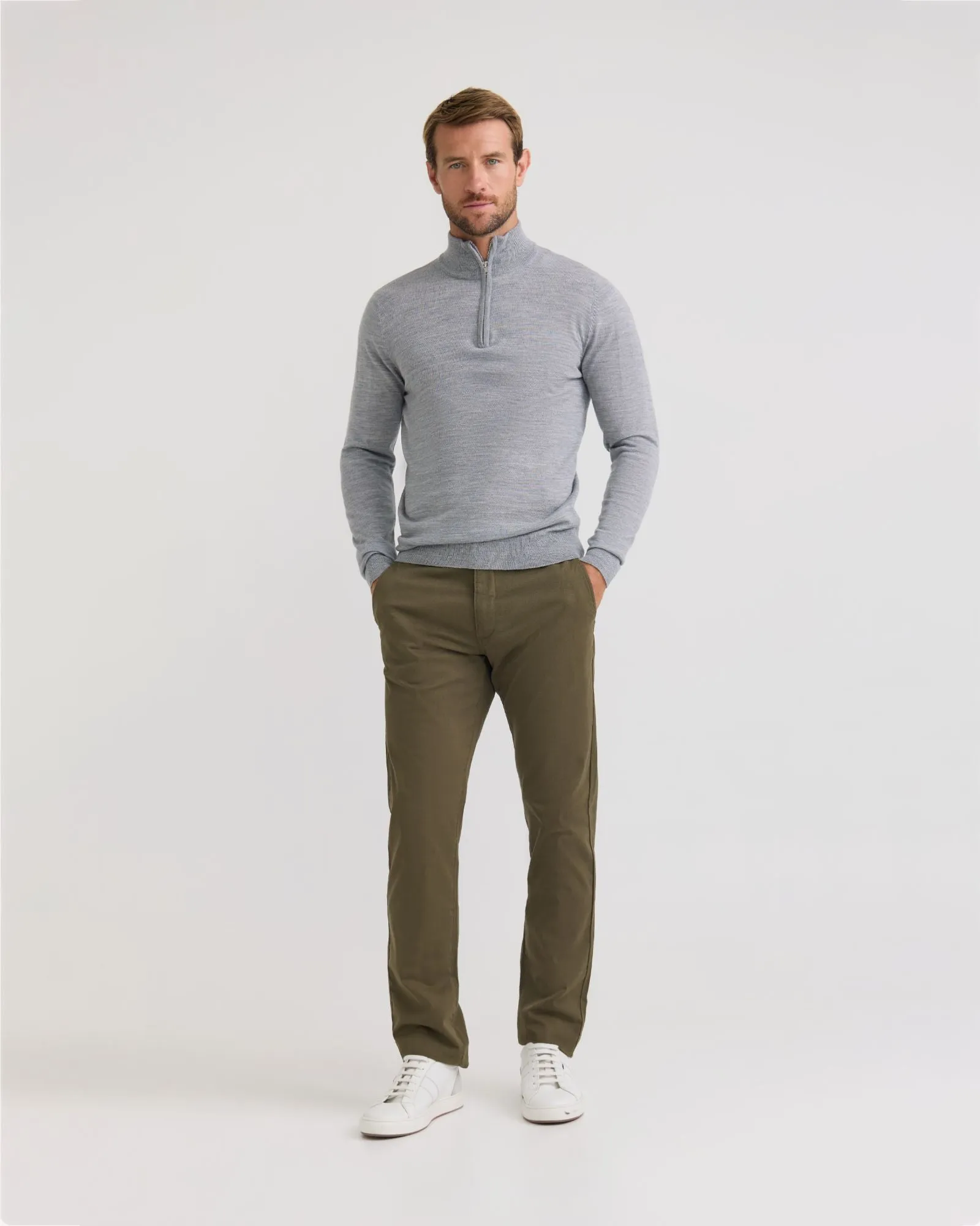 Slim Leg Stretch Cotton Chino sold by Oxford Shop product image thumbnail 5
