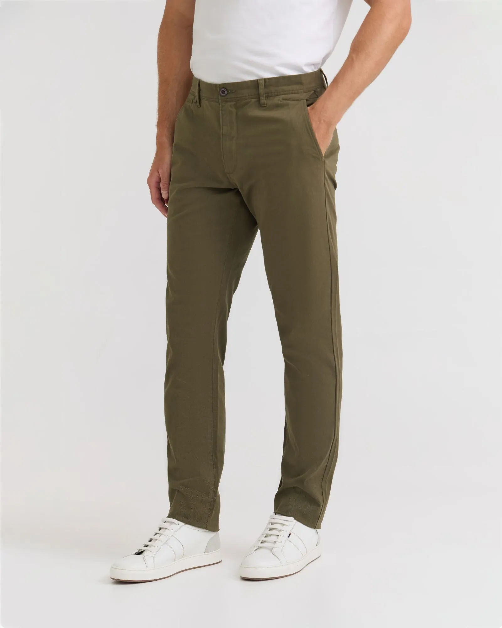 Slim Leg Stretch Cotton Chino sold by Oxford Shop product image thumbnail 2
