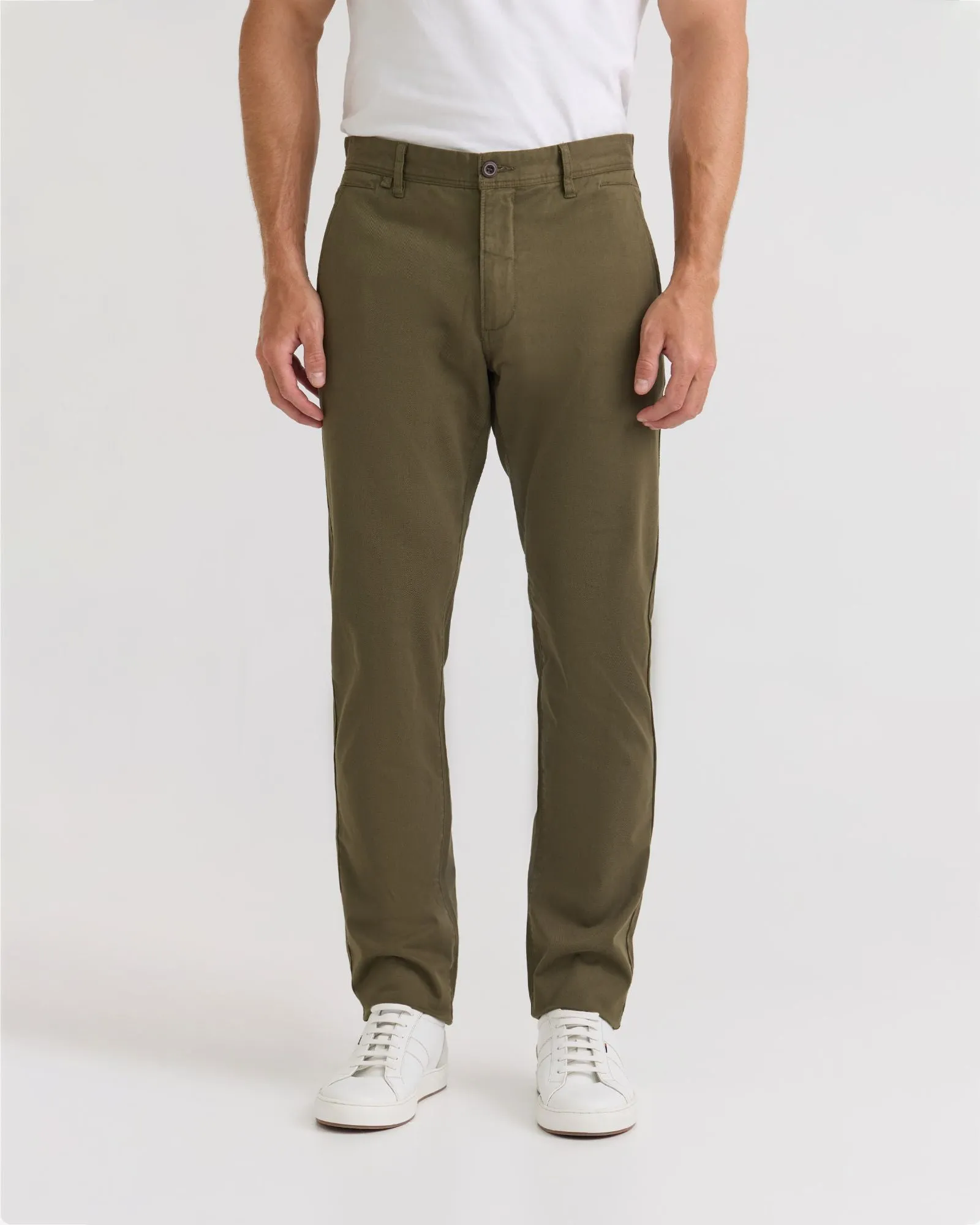Slim Leg Stretch Cotton Chino sold by Oxford Shop