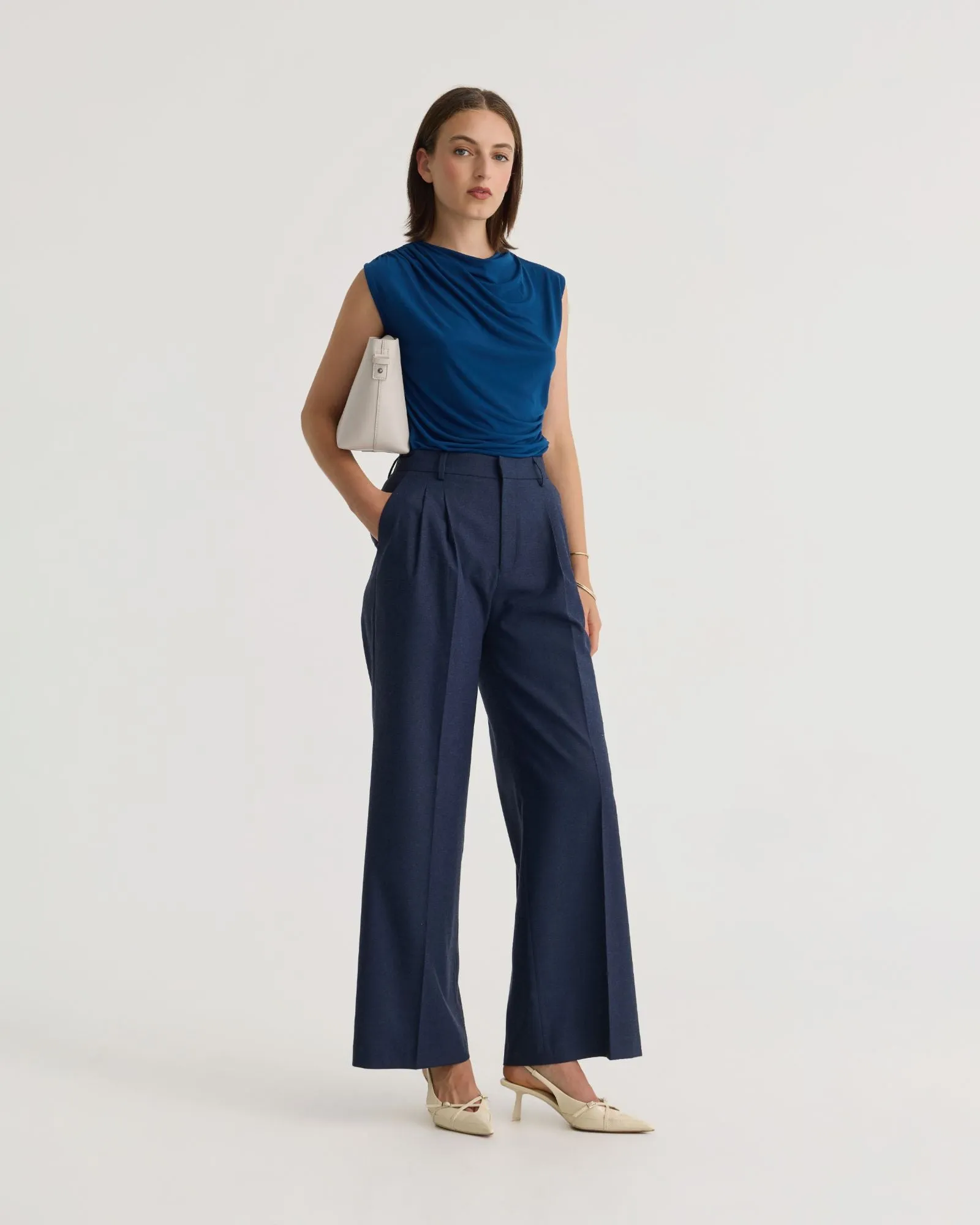 Sonia Pleat Front Eco Pants sold by Oxford Shop product image thumbnail 5