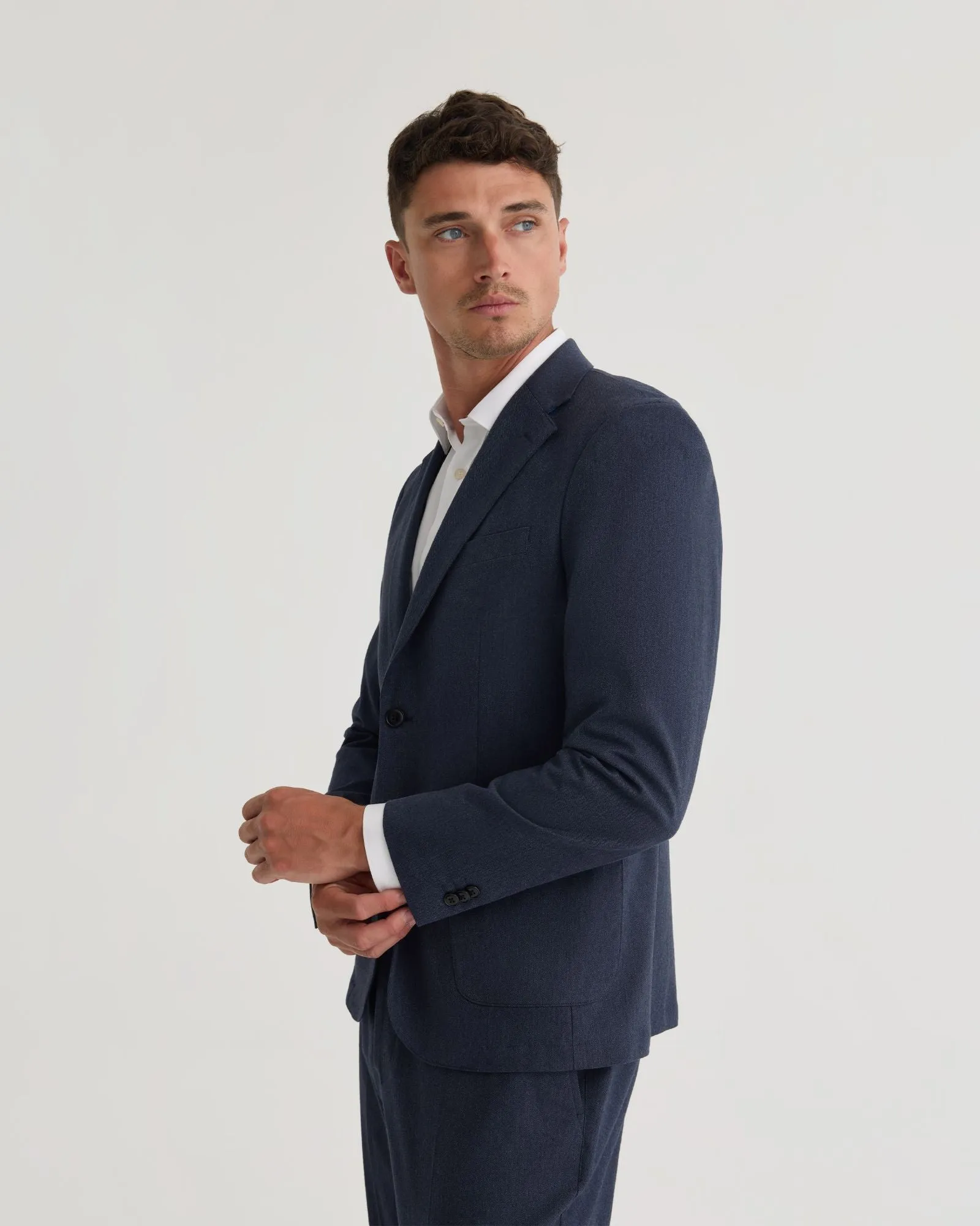 Byron Wool Suit Jacket sold by Oxford Shop product image thumbnail 2