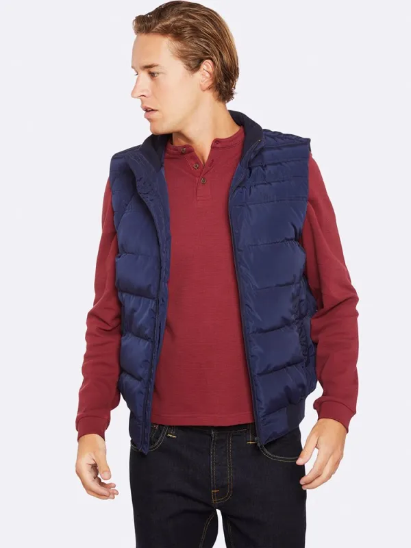 Dylan Sleeveless Puffer Vest sold by Oxford Shop
