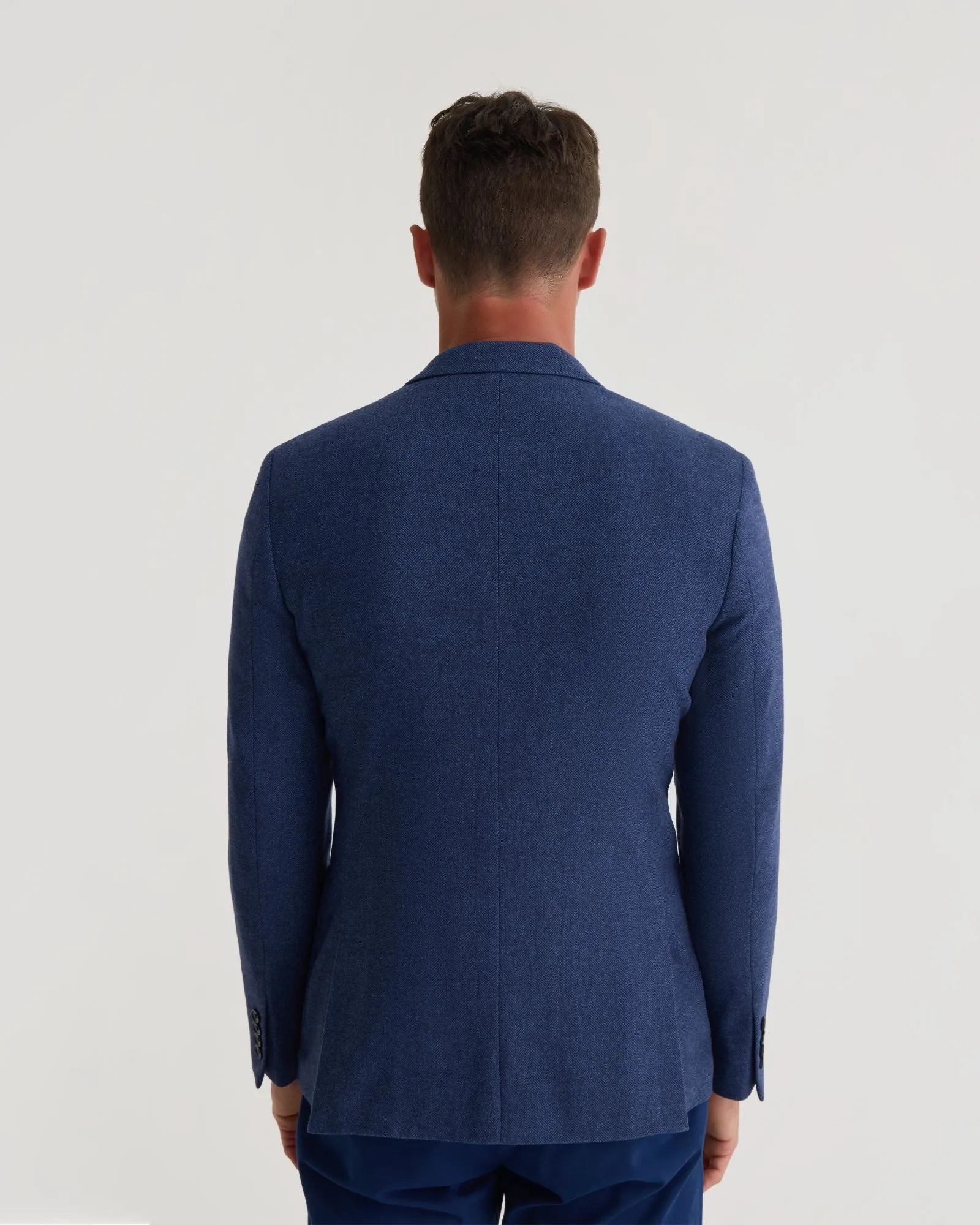 Chester Herringbone Wool Blzer sold by Oxford Shop product image thumbnail 3