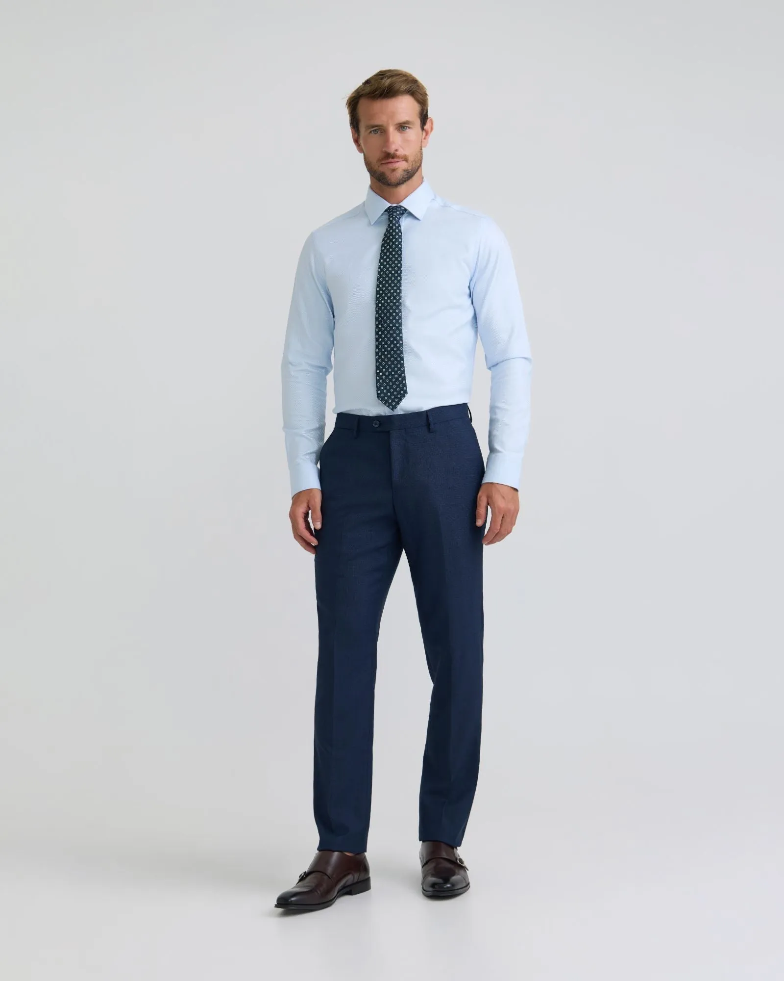 Beckton Slim Fit Twill Cotton Shirt sold by Oxford Shop