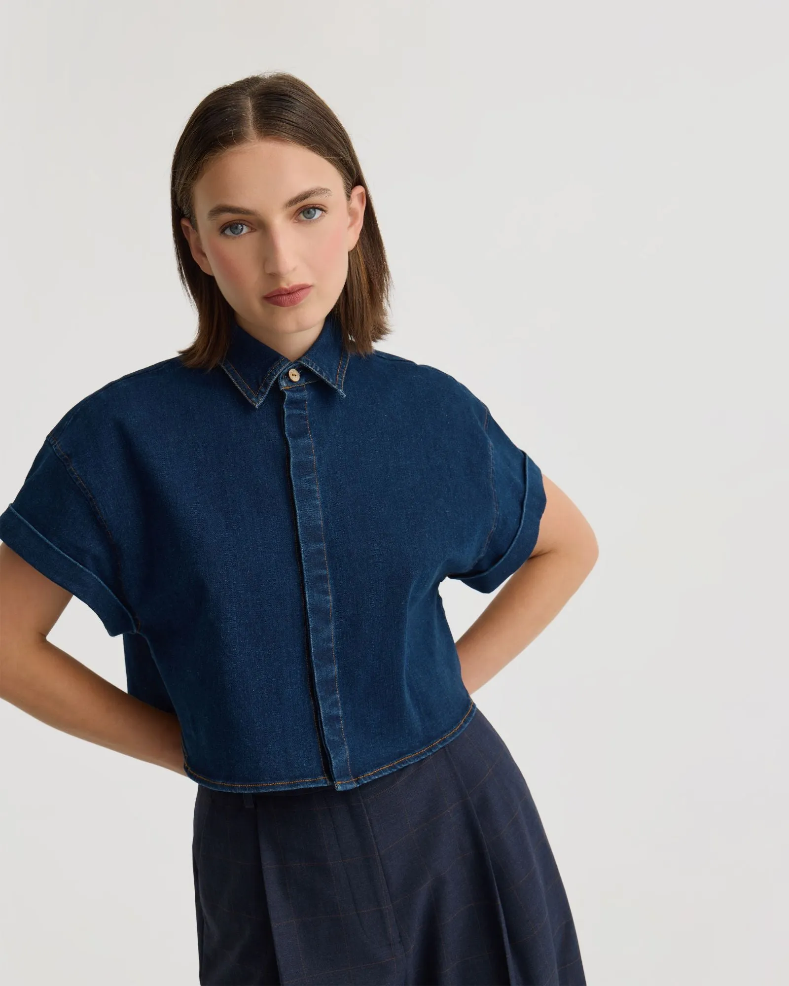 Lottie Denim Shirt sold by Oxford Shop product image thumbnail 4