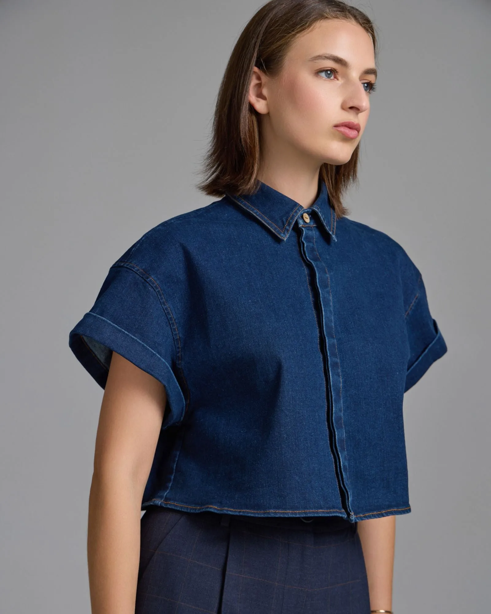 Lottie Denim Shirt sold by Oxford Shop