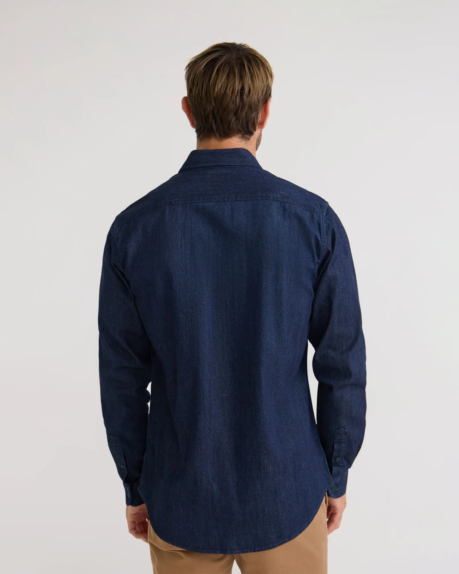 Denim Shirt sold by Oxford Shop product image thumbnail 3