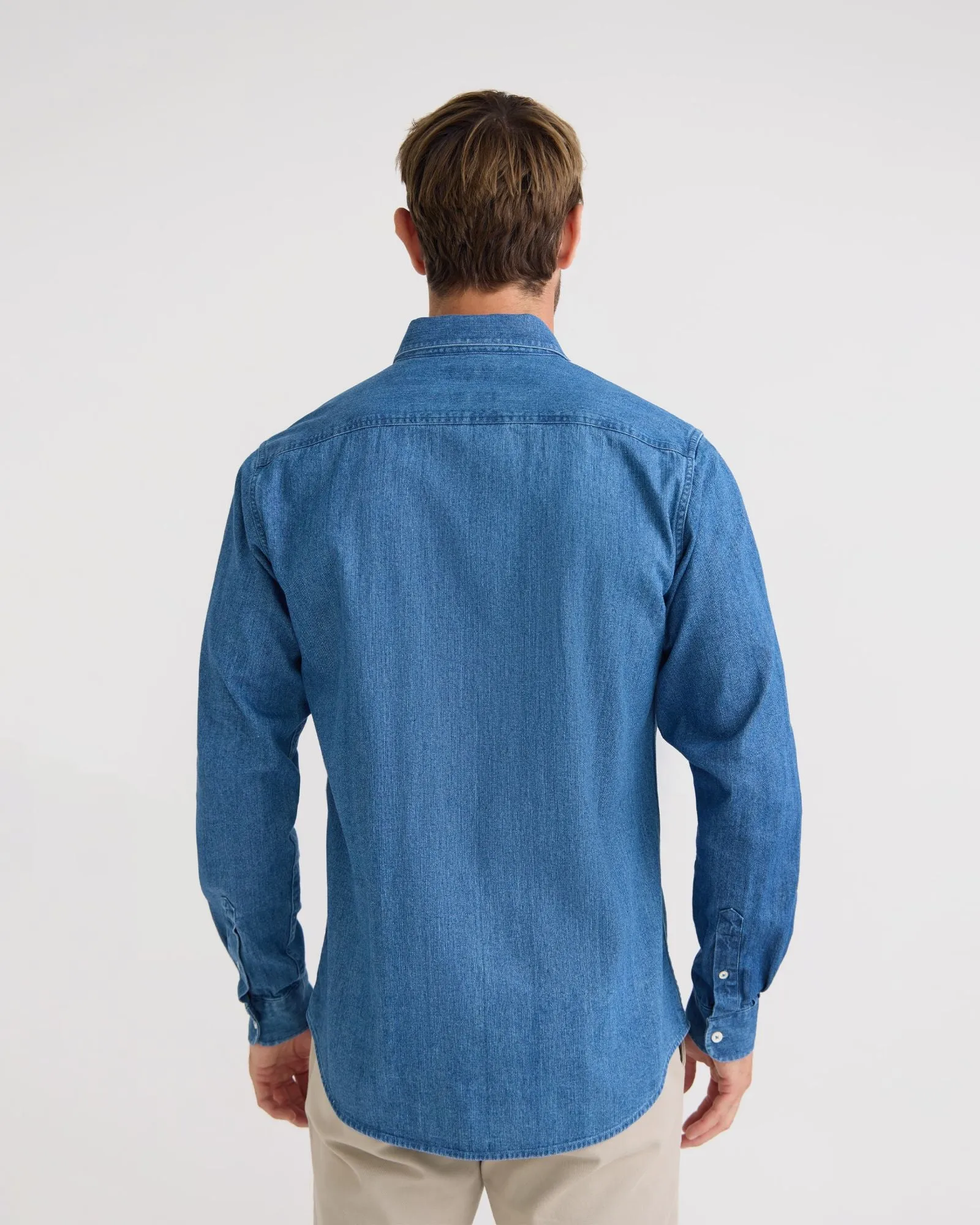 Denim Shirt sold by Oxford Shop product image thumbnail 3