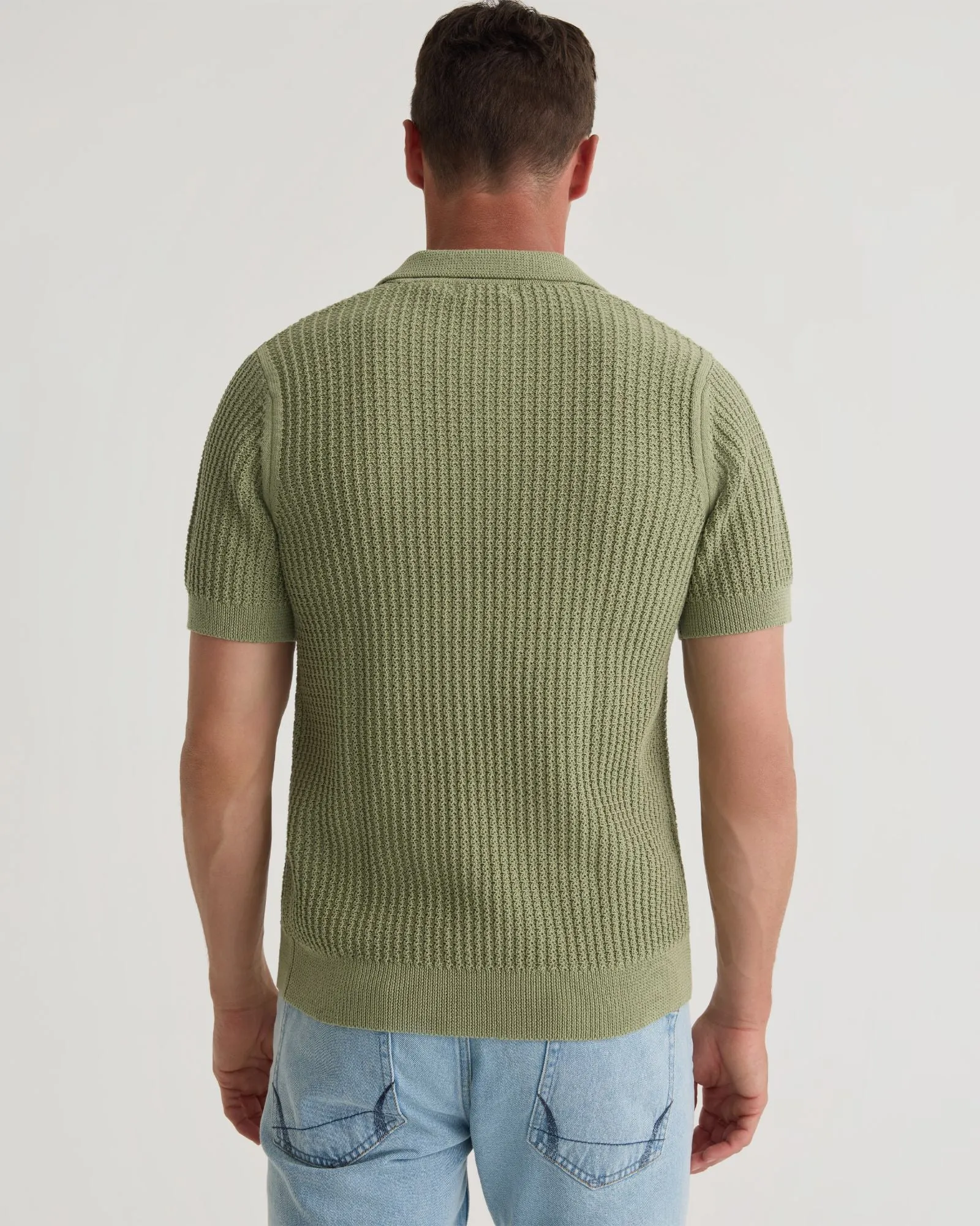 Pierce Knitted Polo sold by Oxford Shop product image thumbnail 3