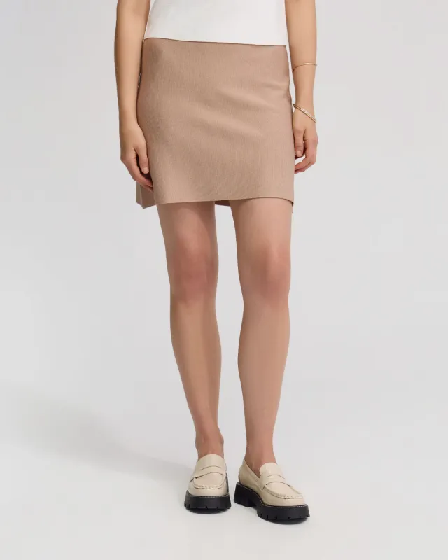 Cera Knitted Mini Skirt sold by Oxford Shop