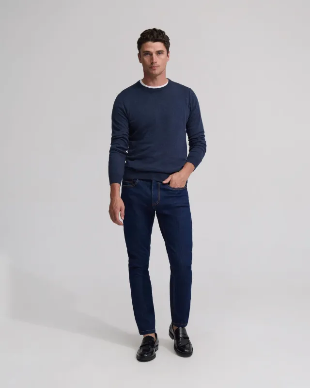 Crew Neck Cotton Cashmere Knit sold by Oxford Shop