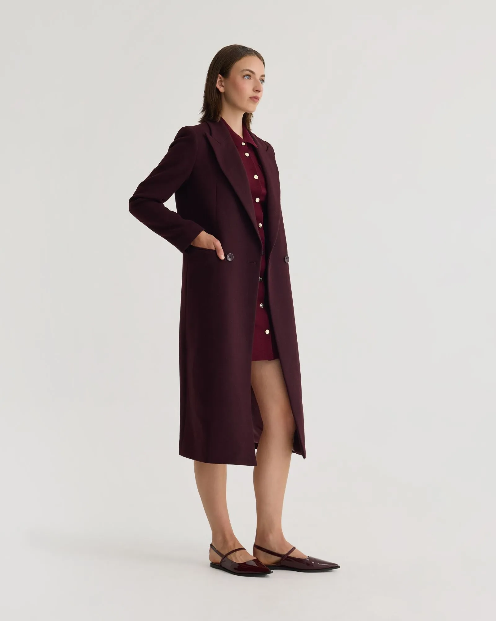 Saskia Wool Coat sold by Oxford Shop product image thumbnail 5