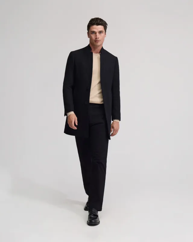 Austin Wool Rich Twill Coat sold by Oxford Shop
